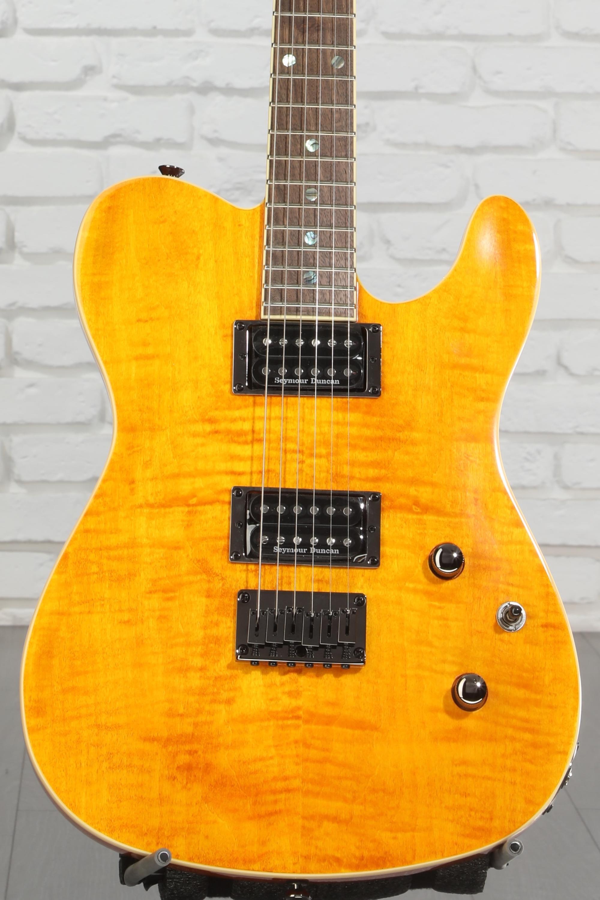 Fender Special Edition Custom Telecaster FMT HH - Amber | Sweetwater