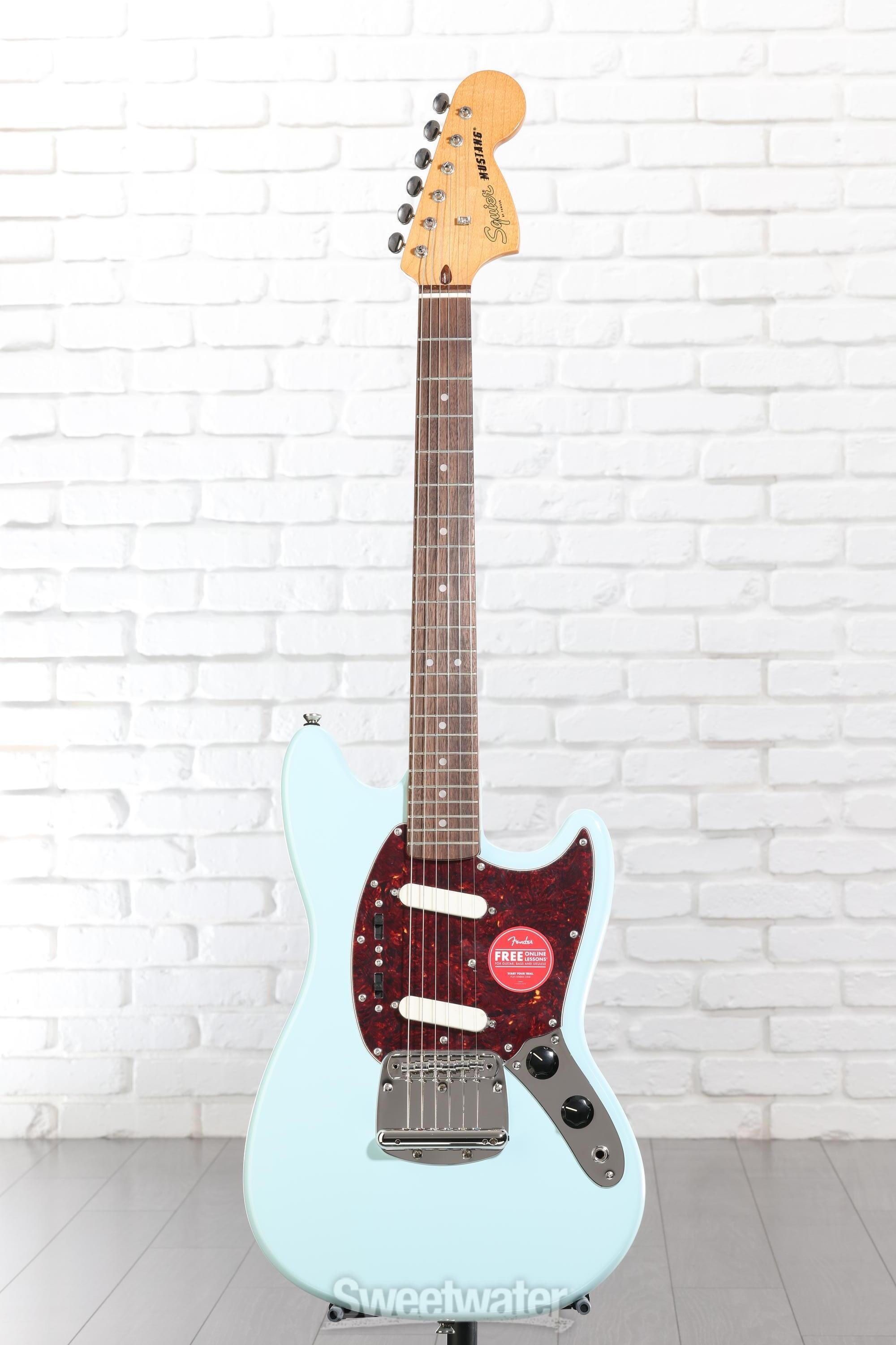 Squier Classic Vibe '60s Mustang Electric Guitar - Sonic Blue