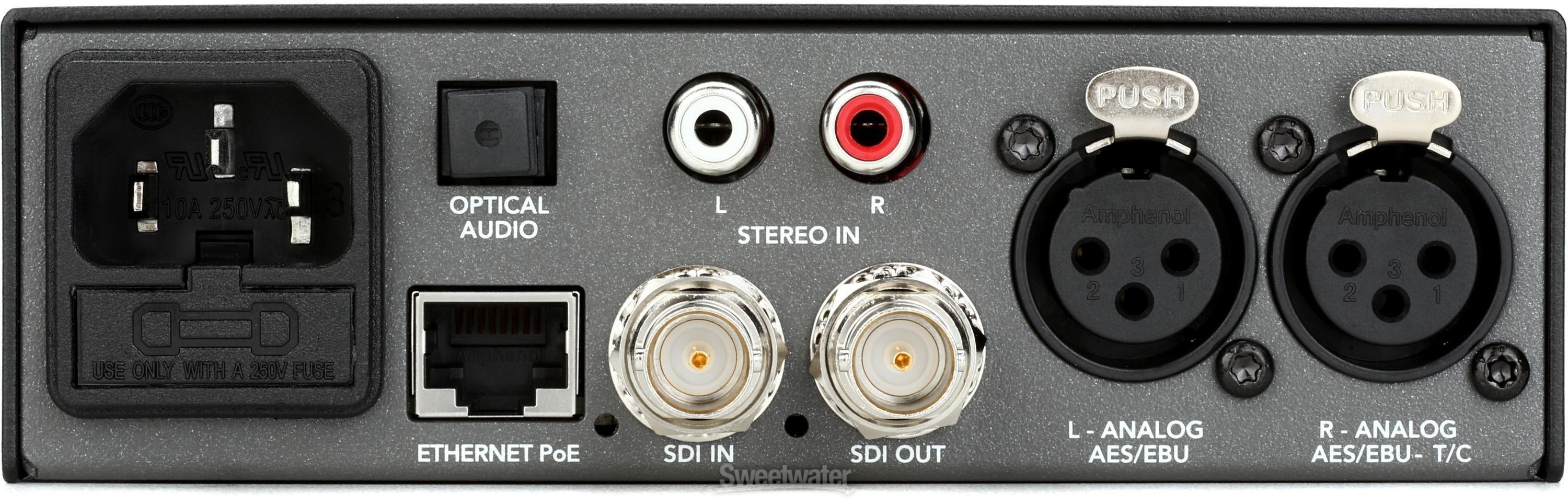 Blackmagic Design Teranex Mini Audio to SDI 12G Converter | Sweetwater