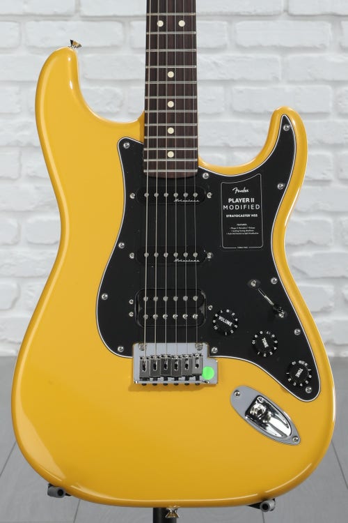 Fender Player II Modified Stratocaster HSS Electric Guitar - Sunshine Yellow, Rosewood Fingerboard
