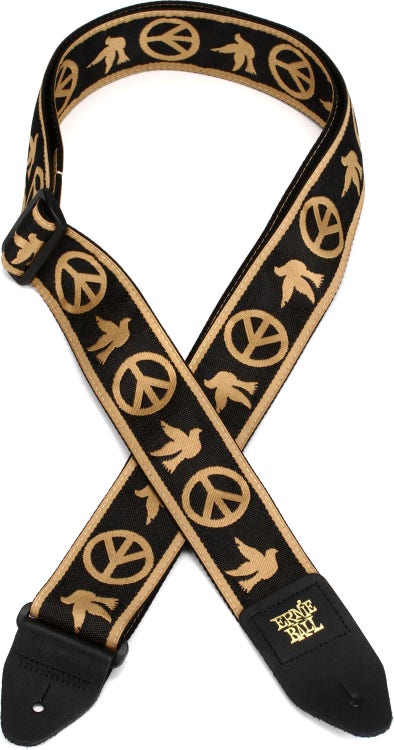 Ernie Ball Jacquard Guitar Strap - Peace Love Dove
