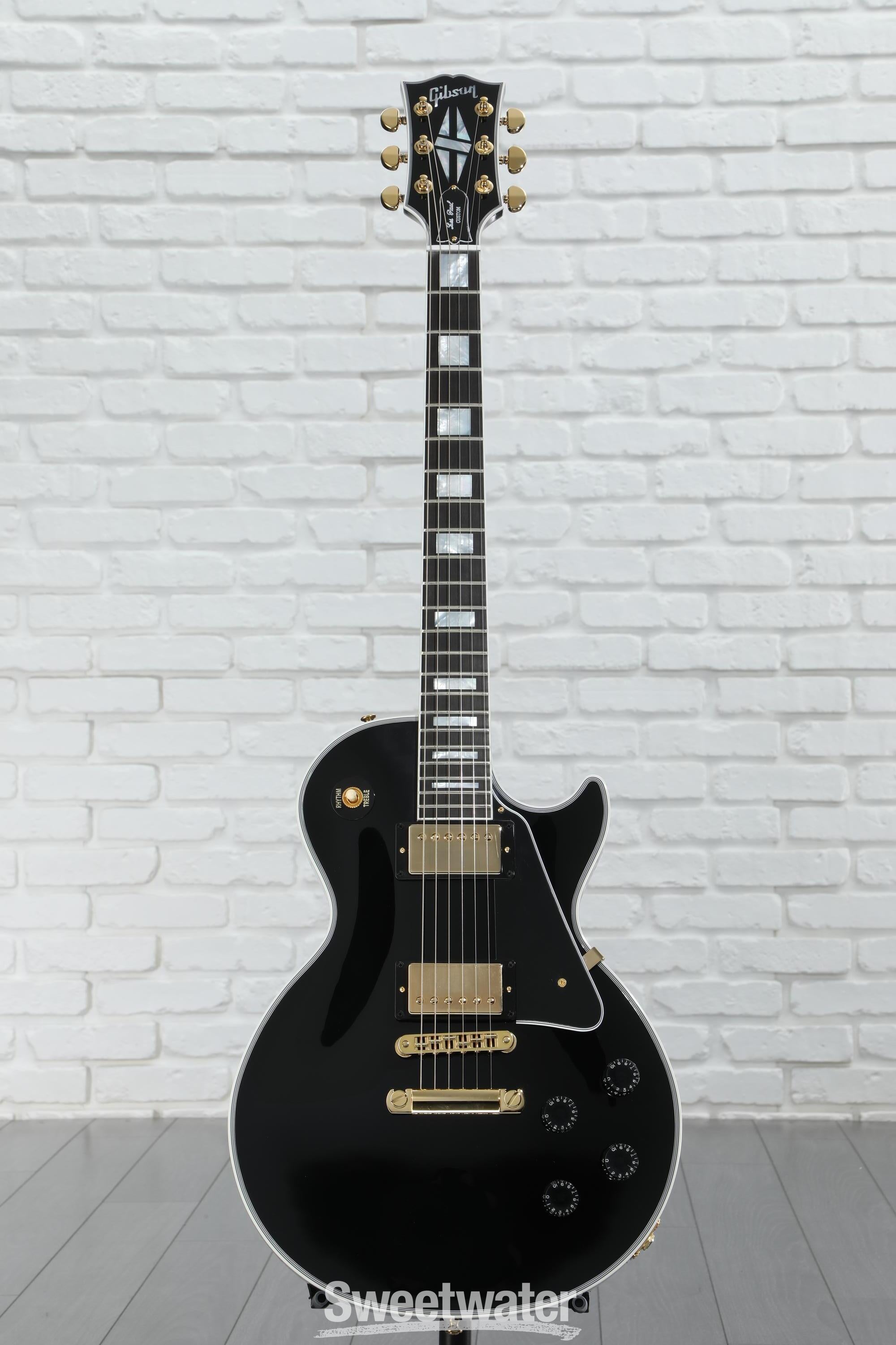 Gibson Custom Les Paul Custom Electric Guitar - Ebony, Ebony