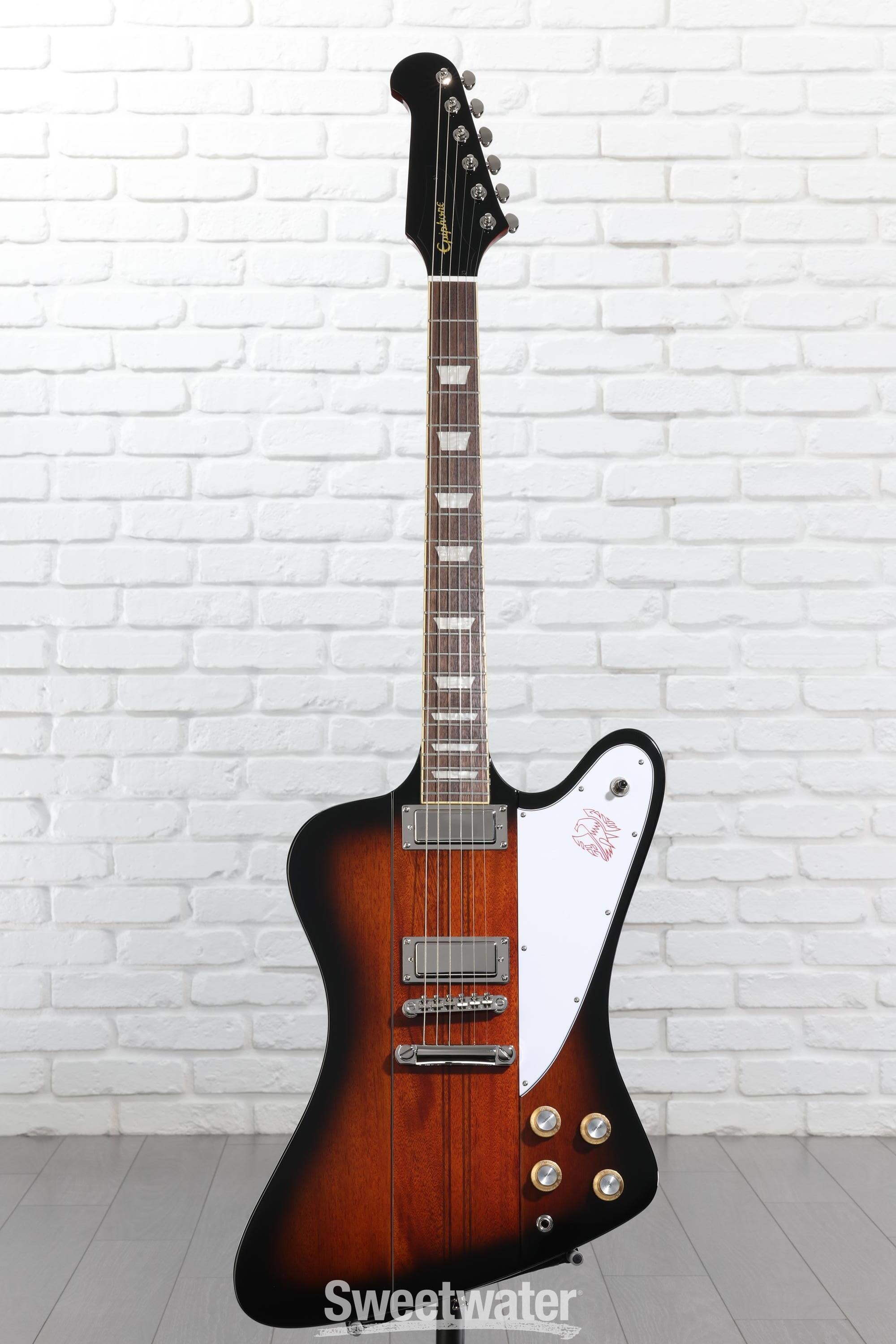 ギター Epiphone Firebird Vintage Sunburst 0001 Epiphone Firebird Electric Guitar - Vintage Sunburst