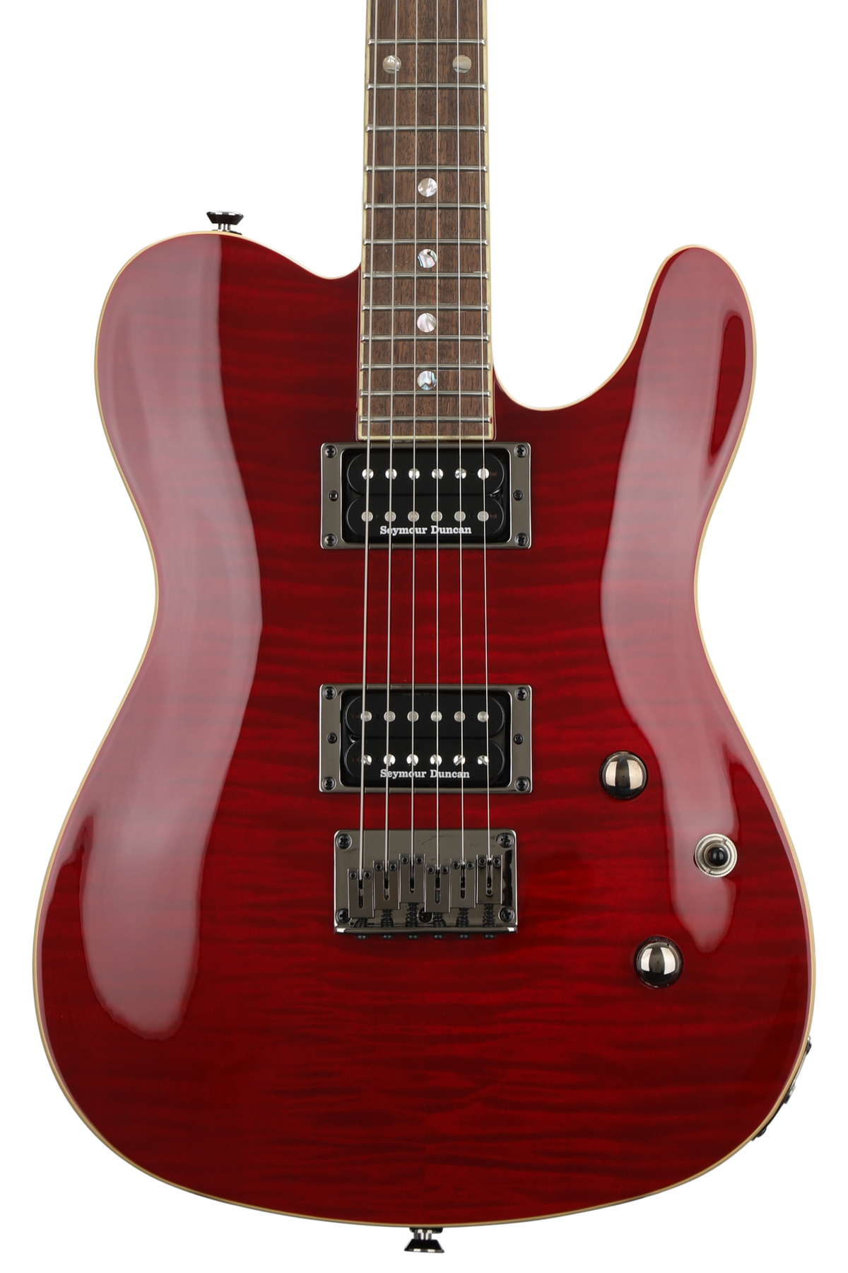 Fender Special Edition Custom Telecaster FMT HH - Crimson Red Transparent