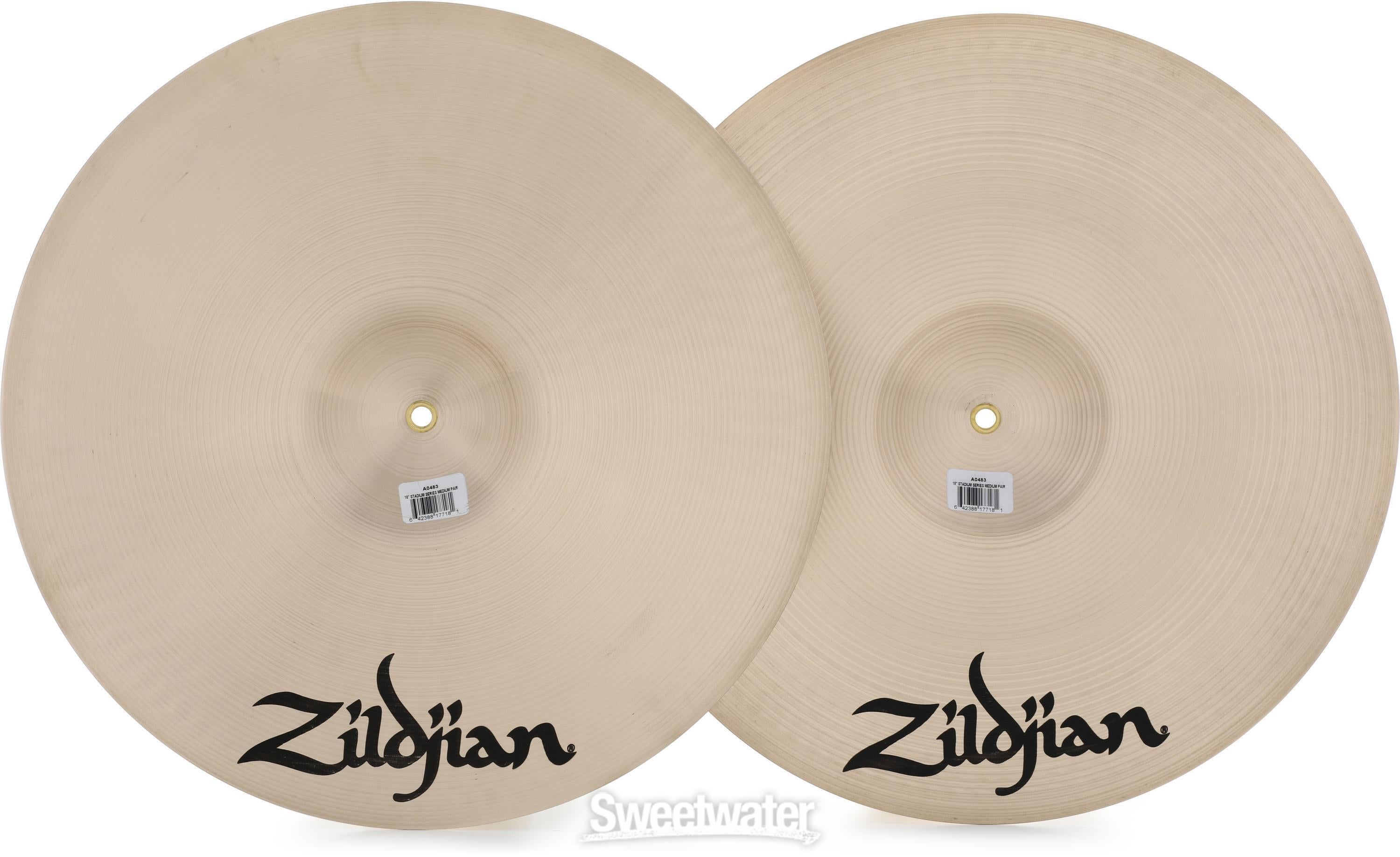 Zildjian 18-inch A Stadium Crash Cymbals Sweetwater