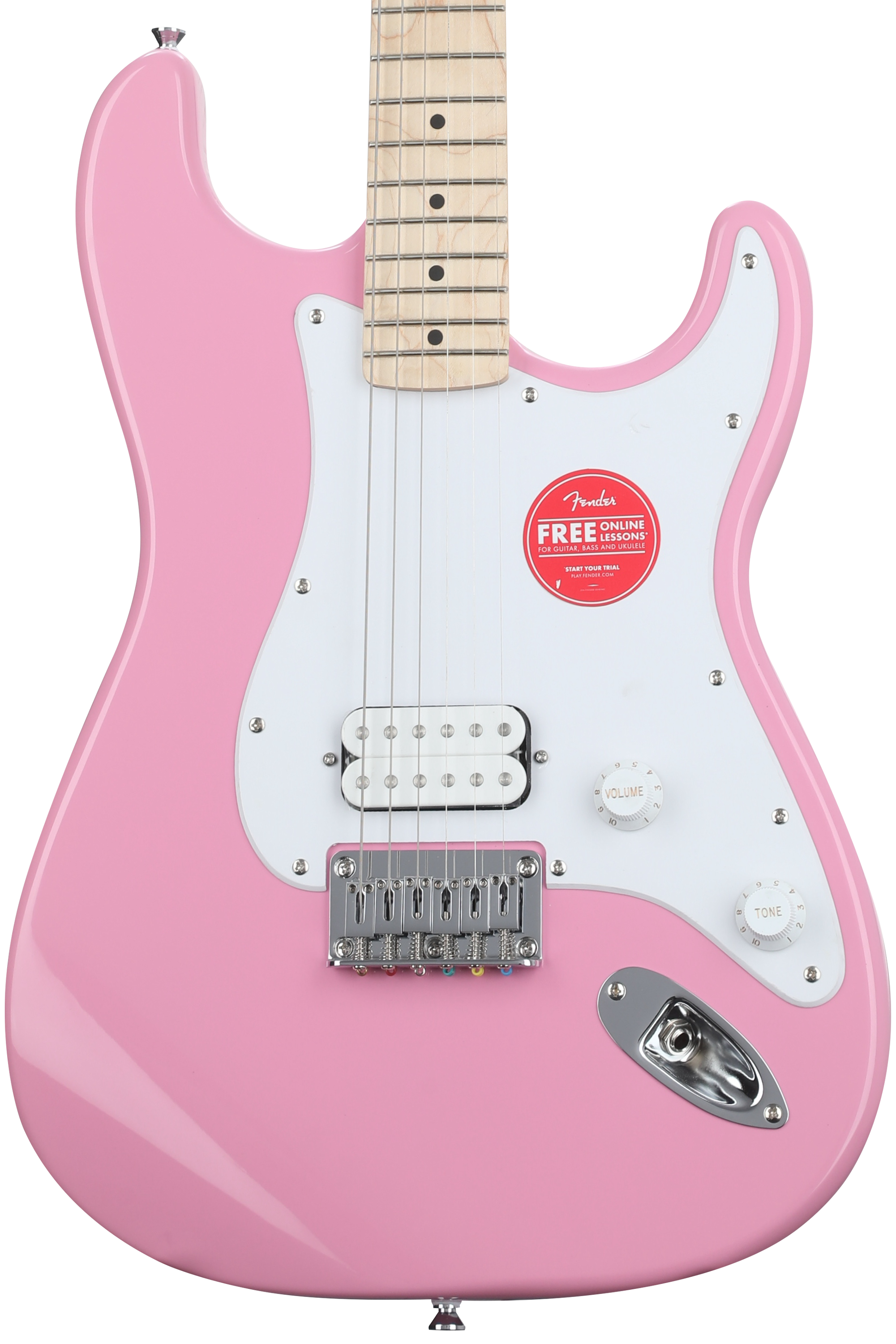 Squier Sonic Stratocaster HT H Electric Guitar - Flash Pink