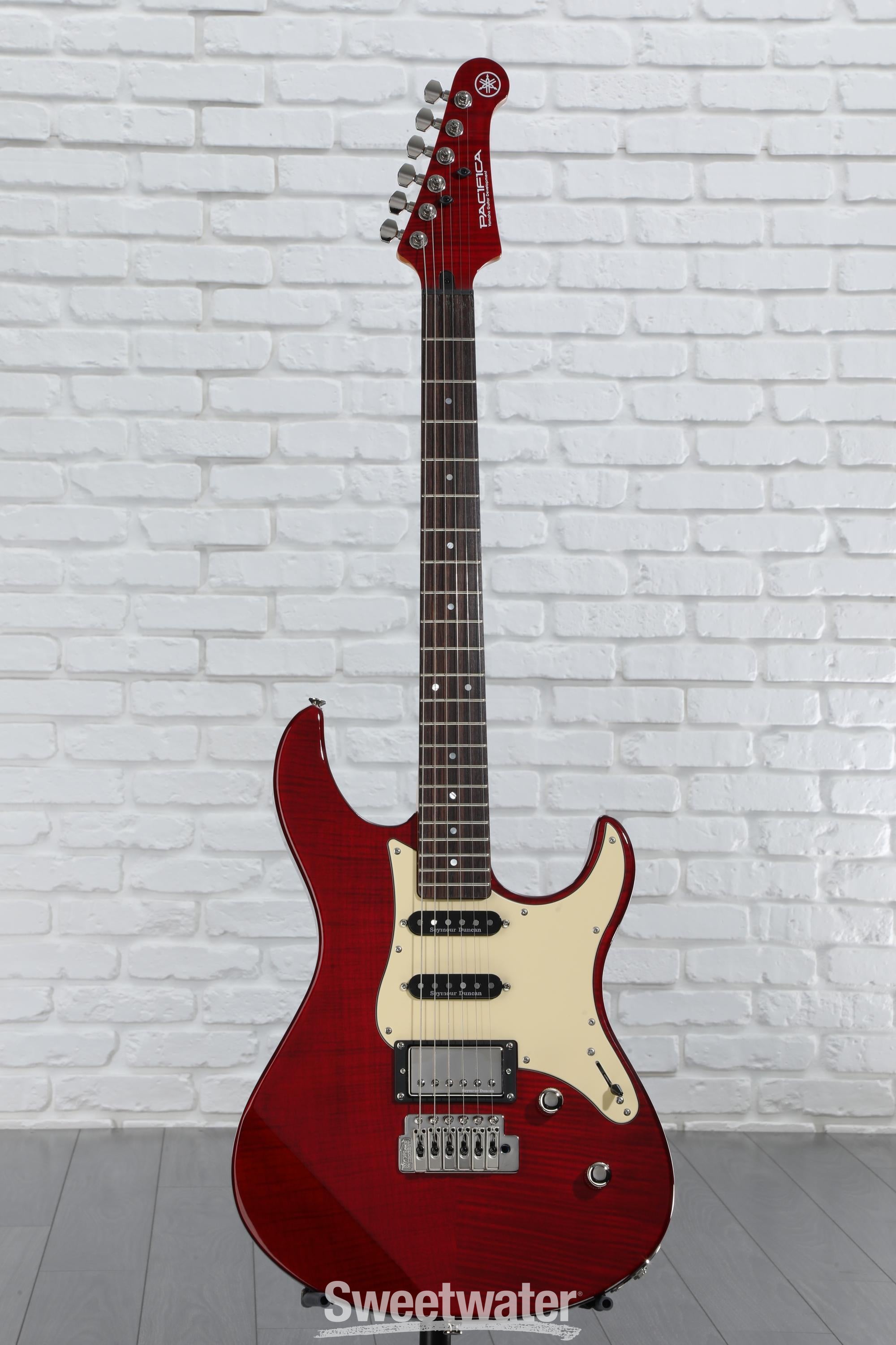 Yamaha PAC612VIIFMX Pacifica Electric Guitar - Fired Red