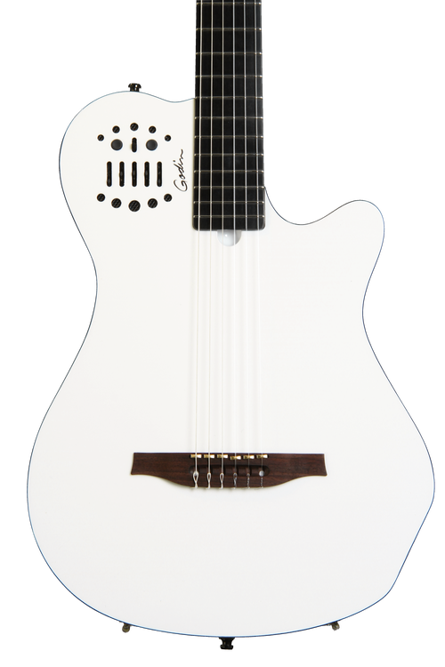 Godin MultiAc Grand Concert SA - White | Sweetwater