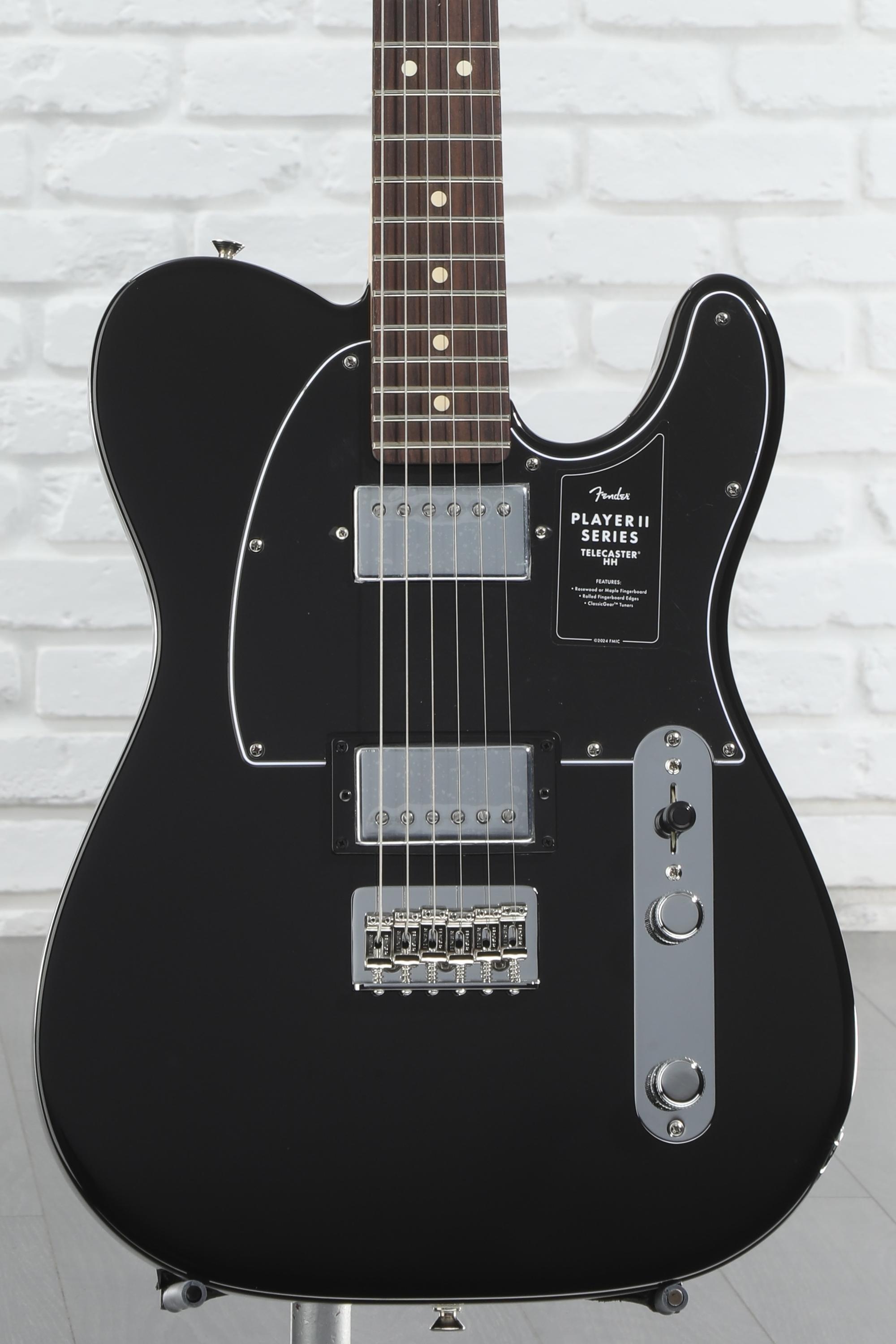 Fender Player II Telecaster HH Electric Guitar - Black with