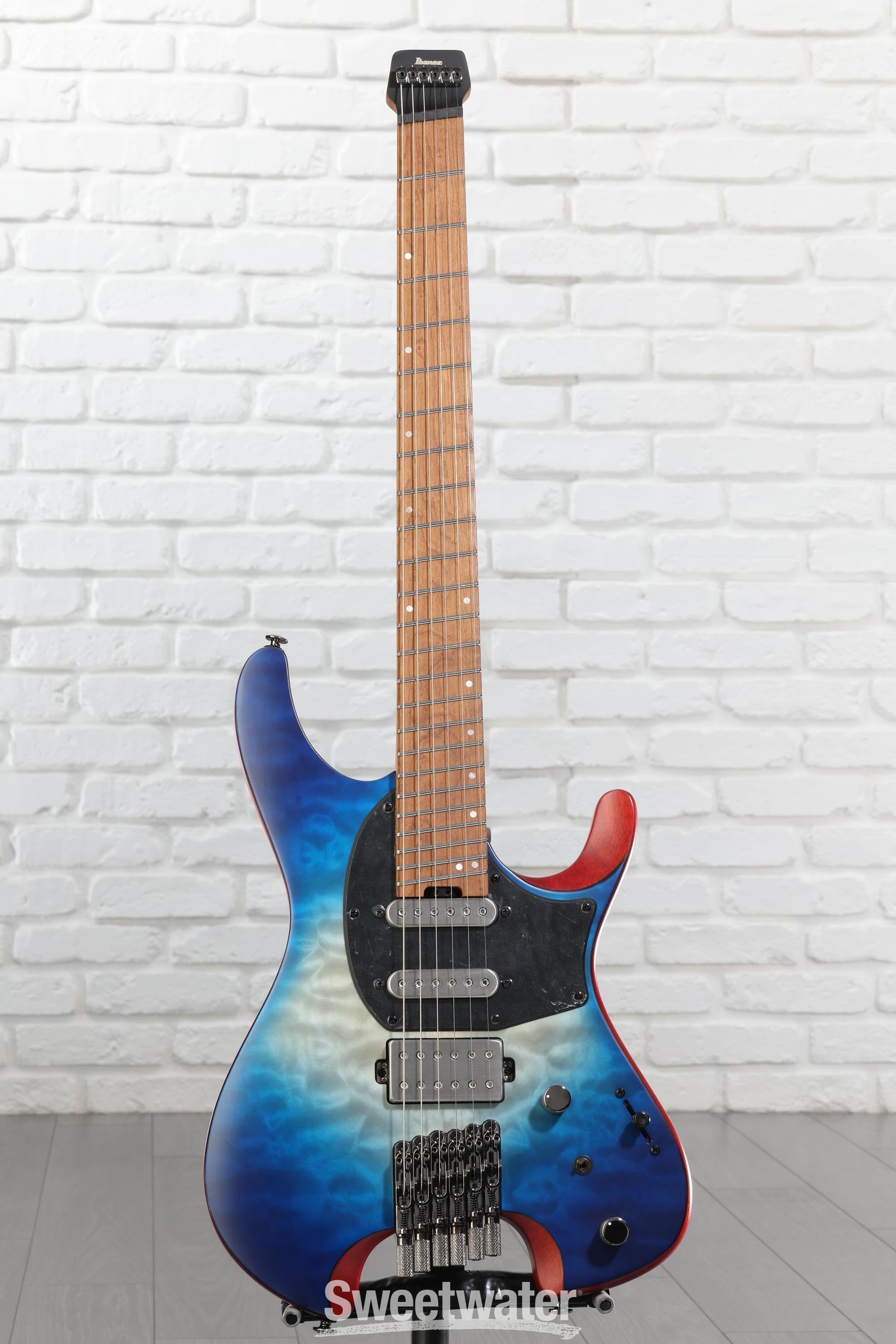 ギター ibanez qx54qm Ibanez QX54QM - Blue Sphere Burst Flat | Sweetwater