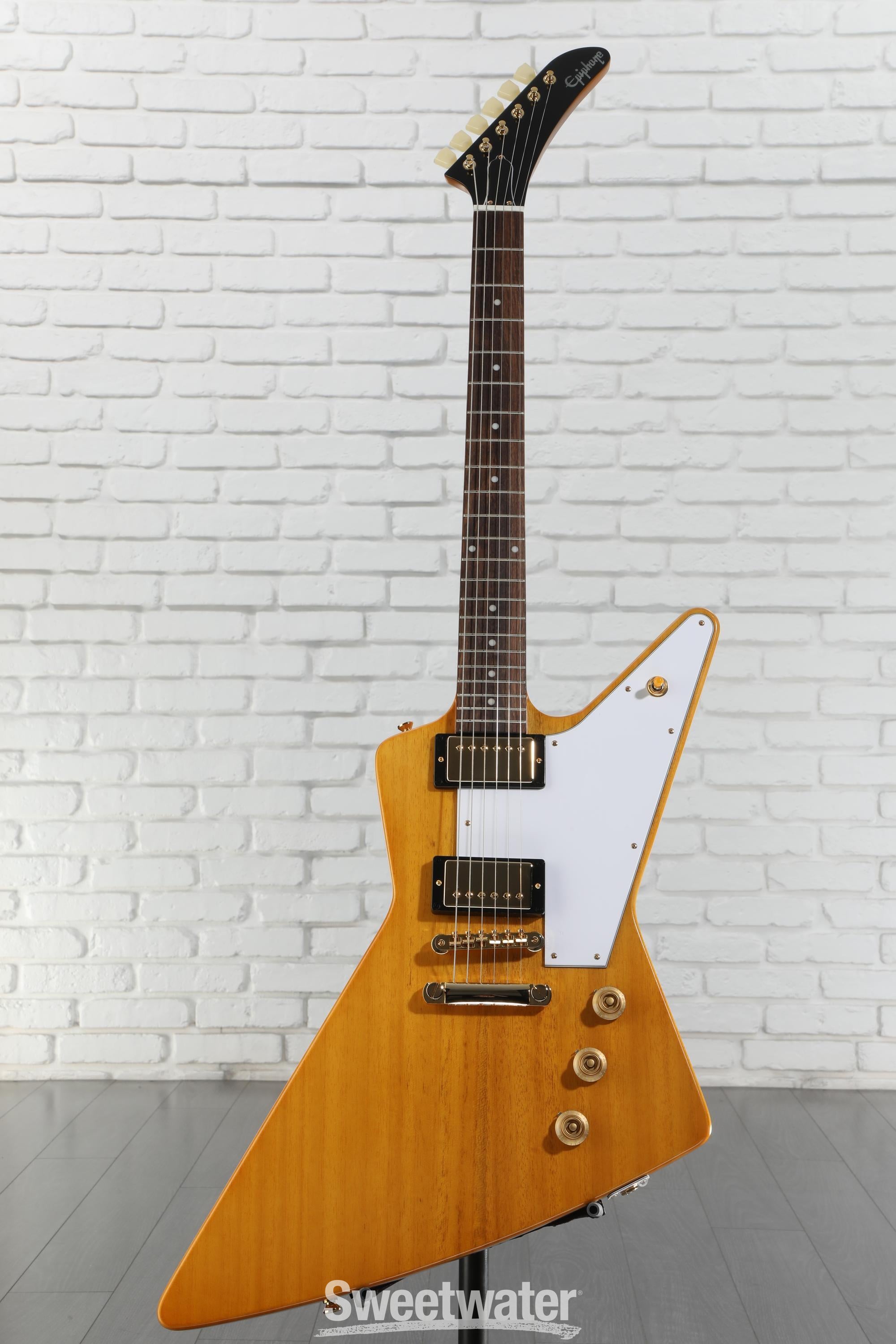 Epiphone 1958 Korina Explorer エピフォン Epiphone 1958 Korina Explorer Electric Guitar - Natural