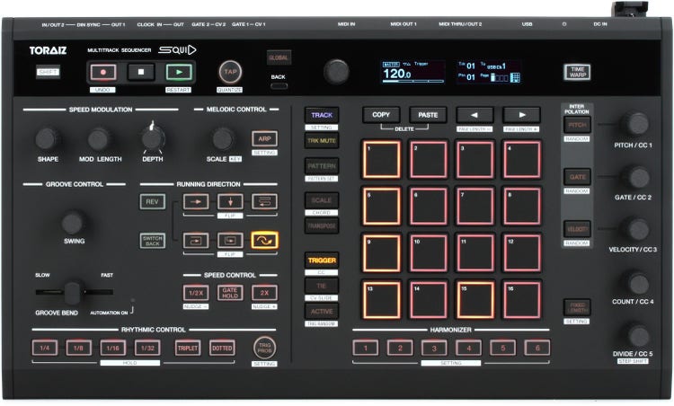 Pioneer DJ TORAIZ SQUID Multitrack Sequencer | Sweetwater