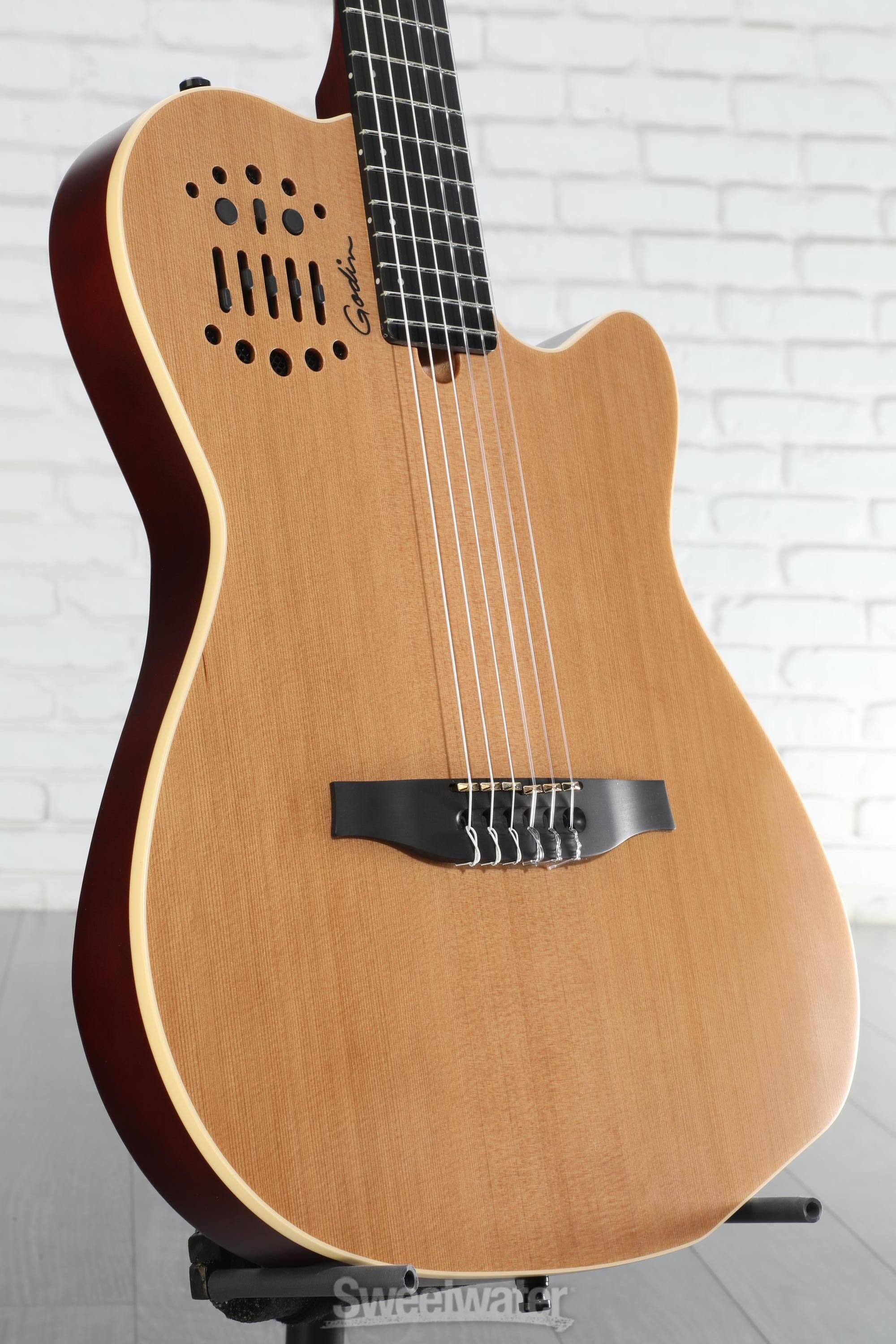 Godin ACS-SA Slim, Nylon String Acoustic-Electric Guitar - Natural