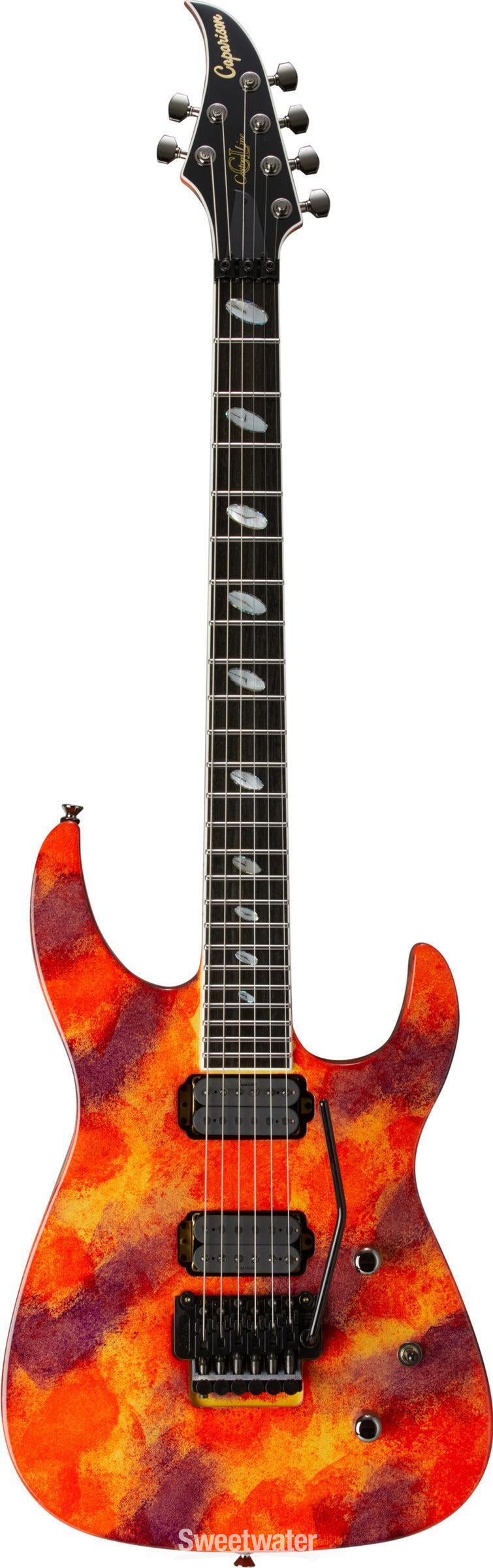 Caparison Guitars TAT II CL Electric Guitar - Red Sunset | Sweetwater