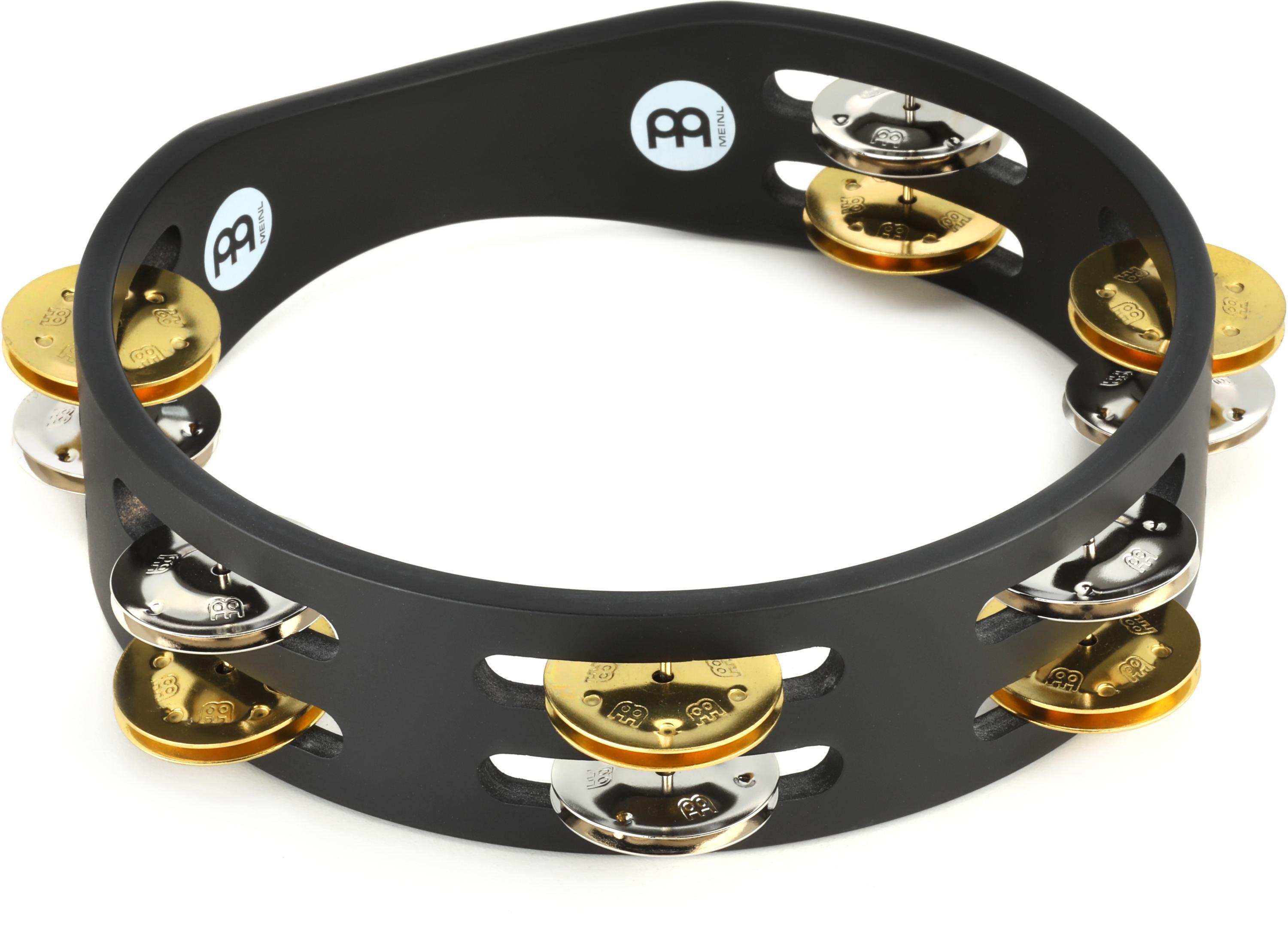 Meinl Percussion Handheld ABS Tambourine - Black | Sweetwater