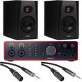Photo of Focusrite Scarlett 16i16 Fourth Generation USB Audio Interface with ADAM Audio T5V 5" Powered Studio Monitors