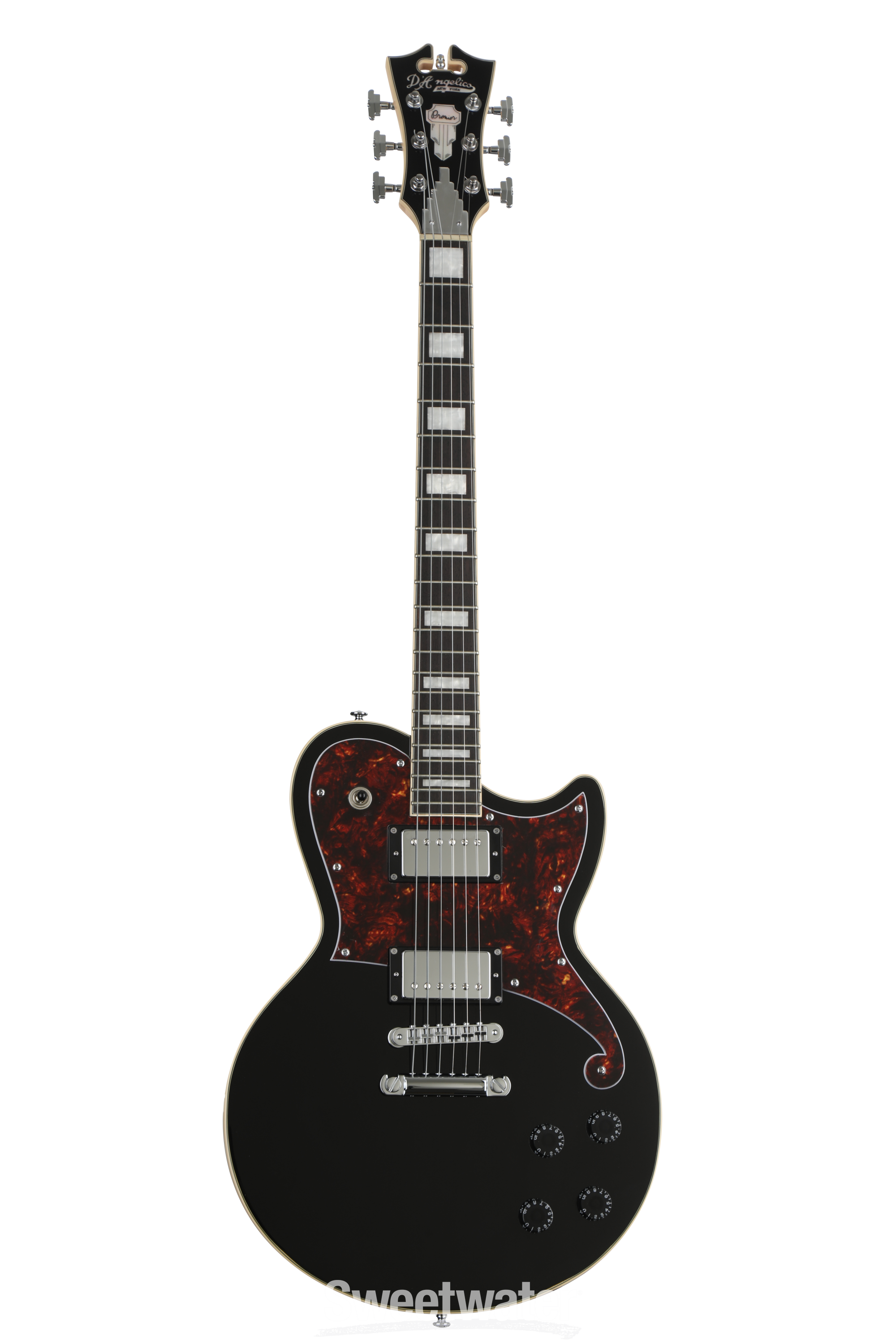 D'Angelico アトランティック プレミア Premier Atlantic Black Flake