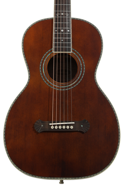 Washburn R310K Victorian Acoustic Guitar - Antique Brown Matte
