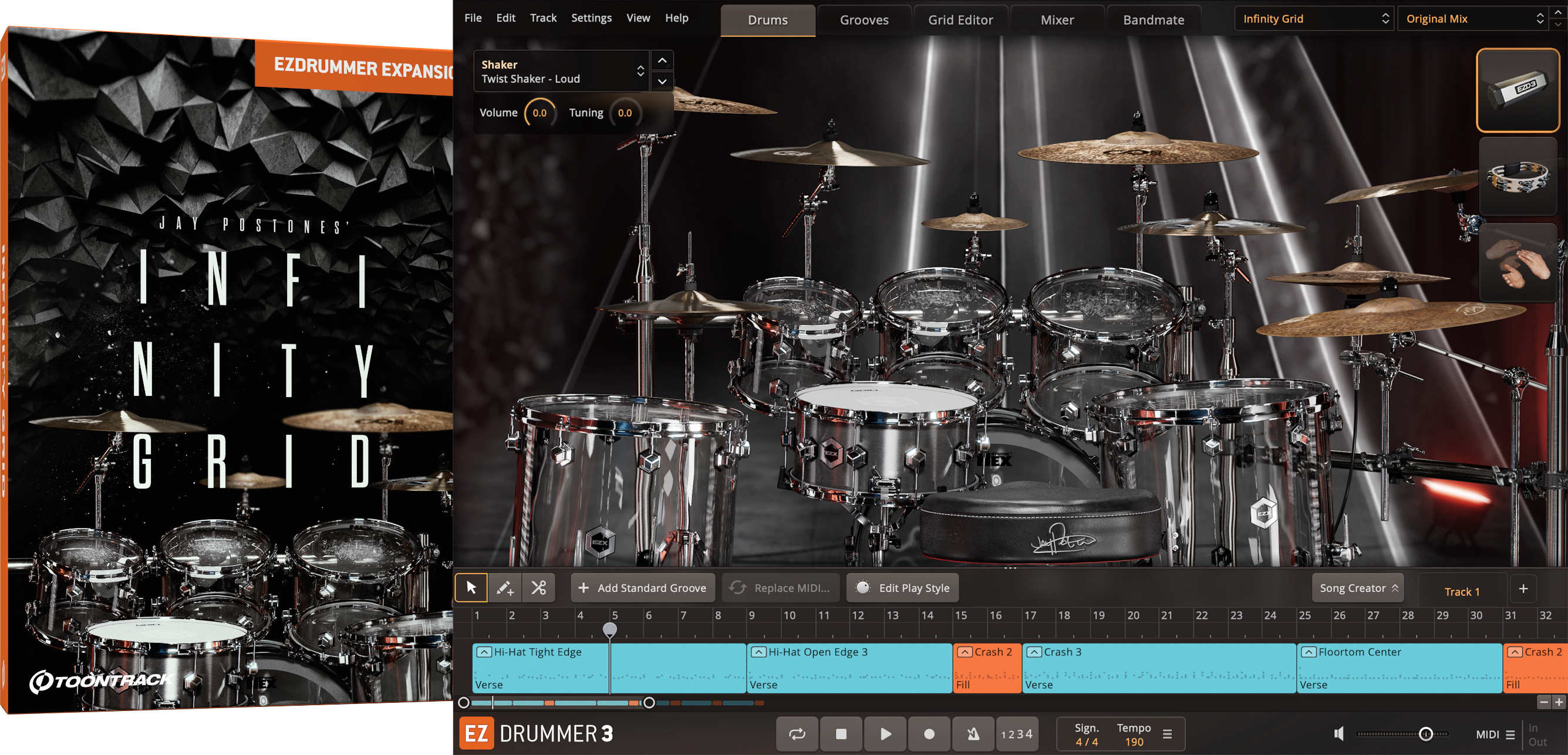 Toontrack New Orleans EZX Sound Expansion | Sweetwater