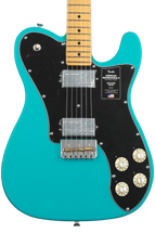 Product Image - This Item - Fender American Professional II Telecaster Deluxe - Miami Blue with Maple Fingerboard