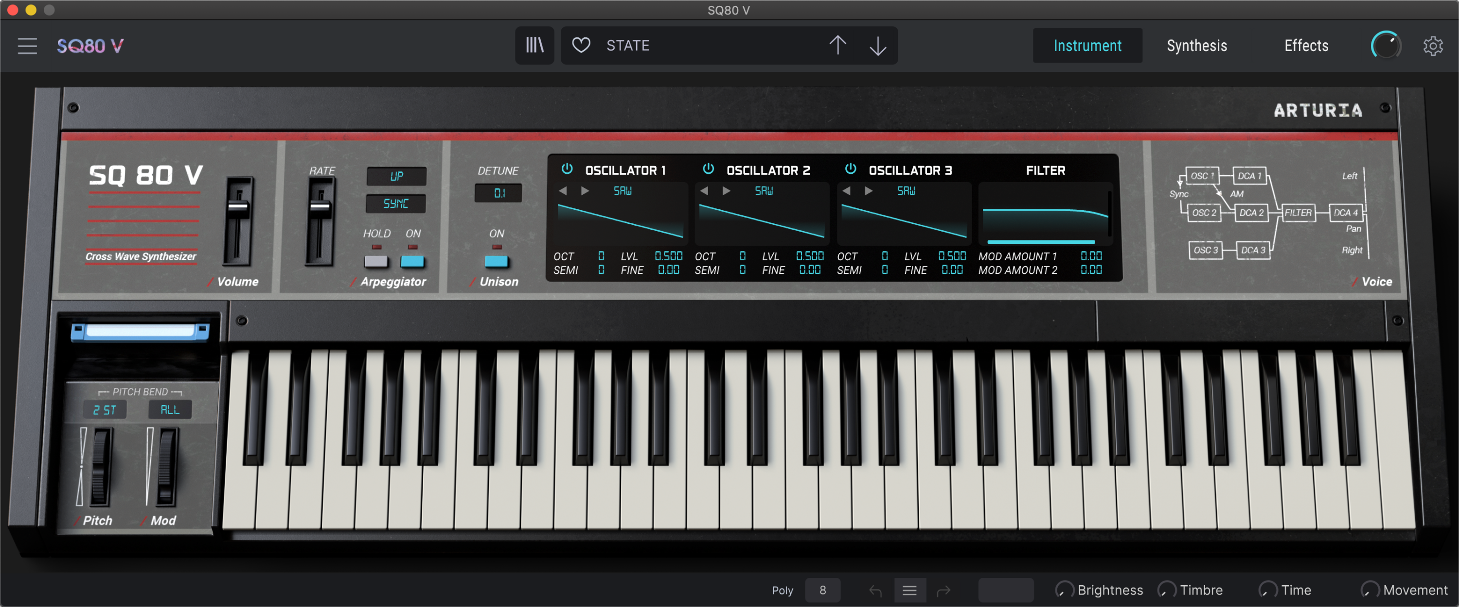 Photo of Arturia SQ-80 V Digital Wavemaker Synthesizer Software Instrument