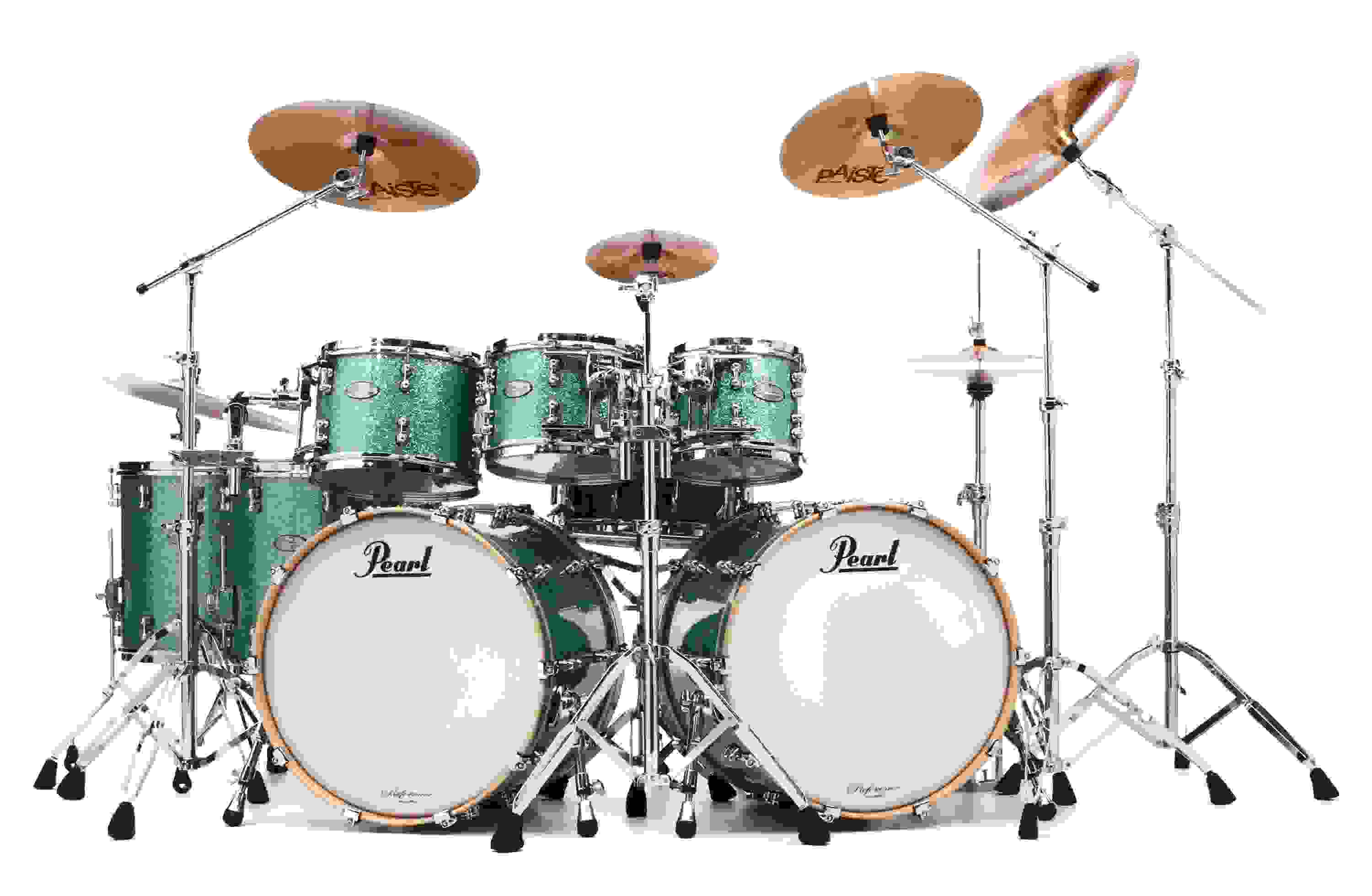 Pearl Music City Custom Reference Pure RFP722DB/C - 7-piece Shell Pack - Turquoise Glass