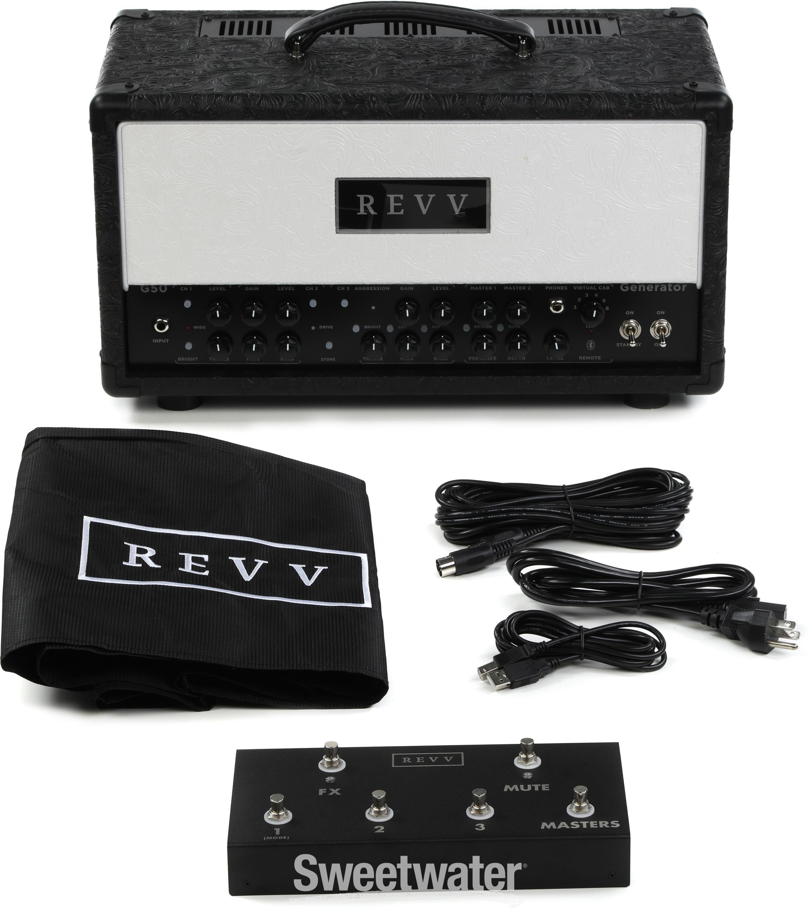 小物などお買い得な福袋 Revv Generator G50 50W/10W Tube Amplifier Head - Western ギター