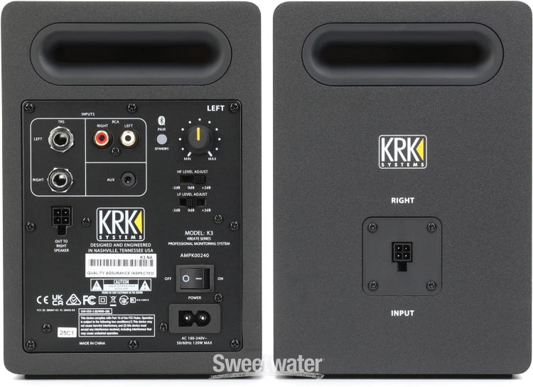 KRK Kreate 3 Powered Studio Monitors (Pair)