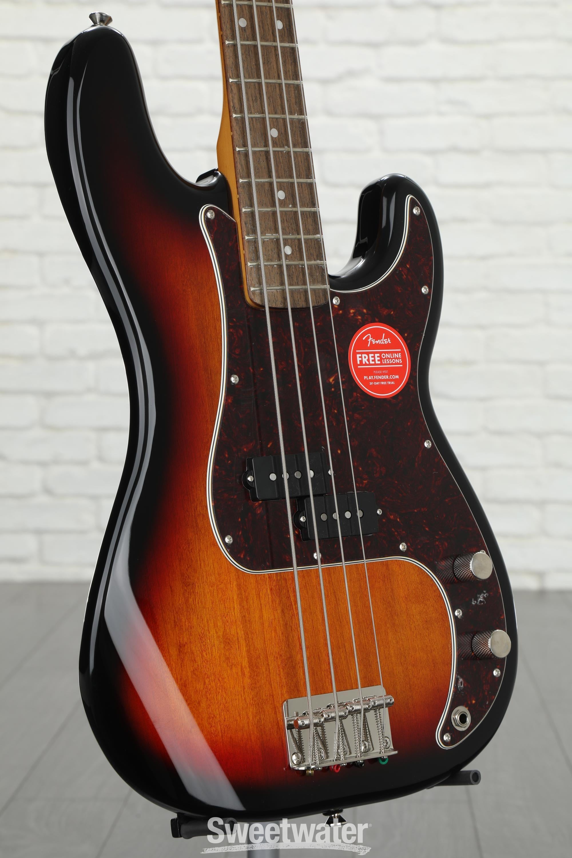Squier Classic Vibe '60s Precision Bass - 3-Tone Sunburst | Sweetwater