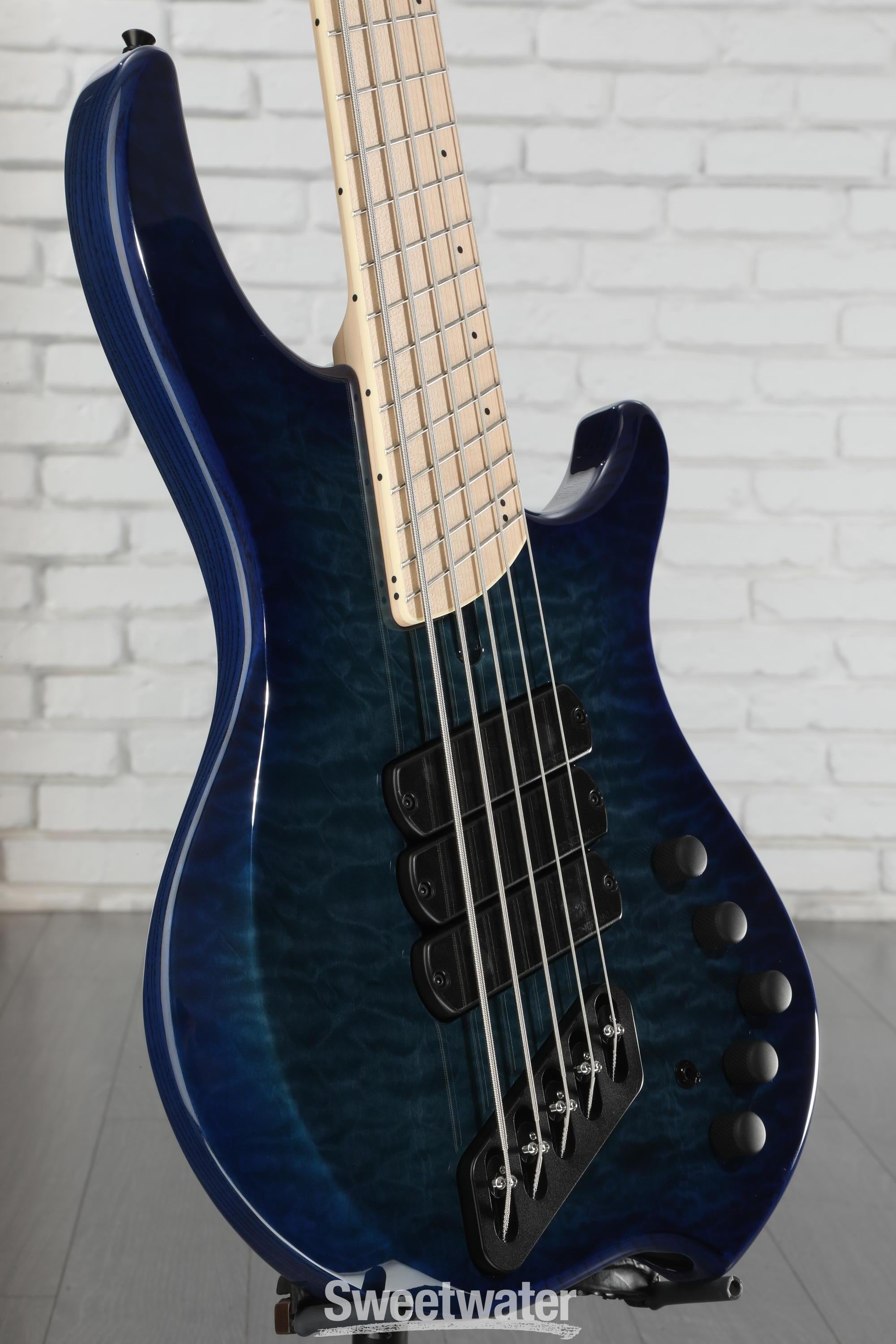 【美品】Dingwall Combustion 5st Dingwall Guitars Combustion 5-string Electric Bass - Indigo