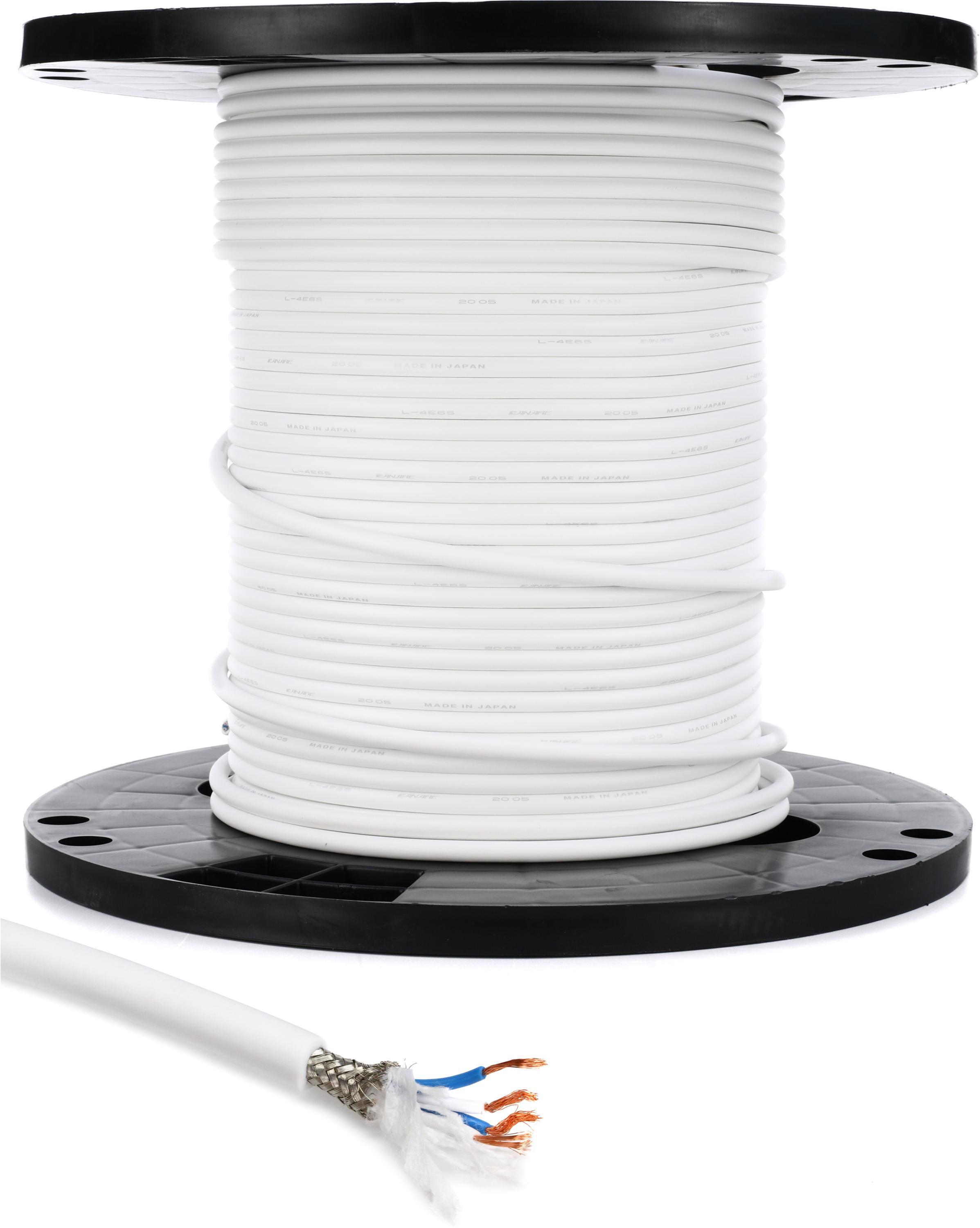 Photo of Canare L-4E6S Star Quad Bulk Microphone Cable - White 250 Foot