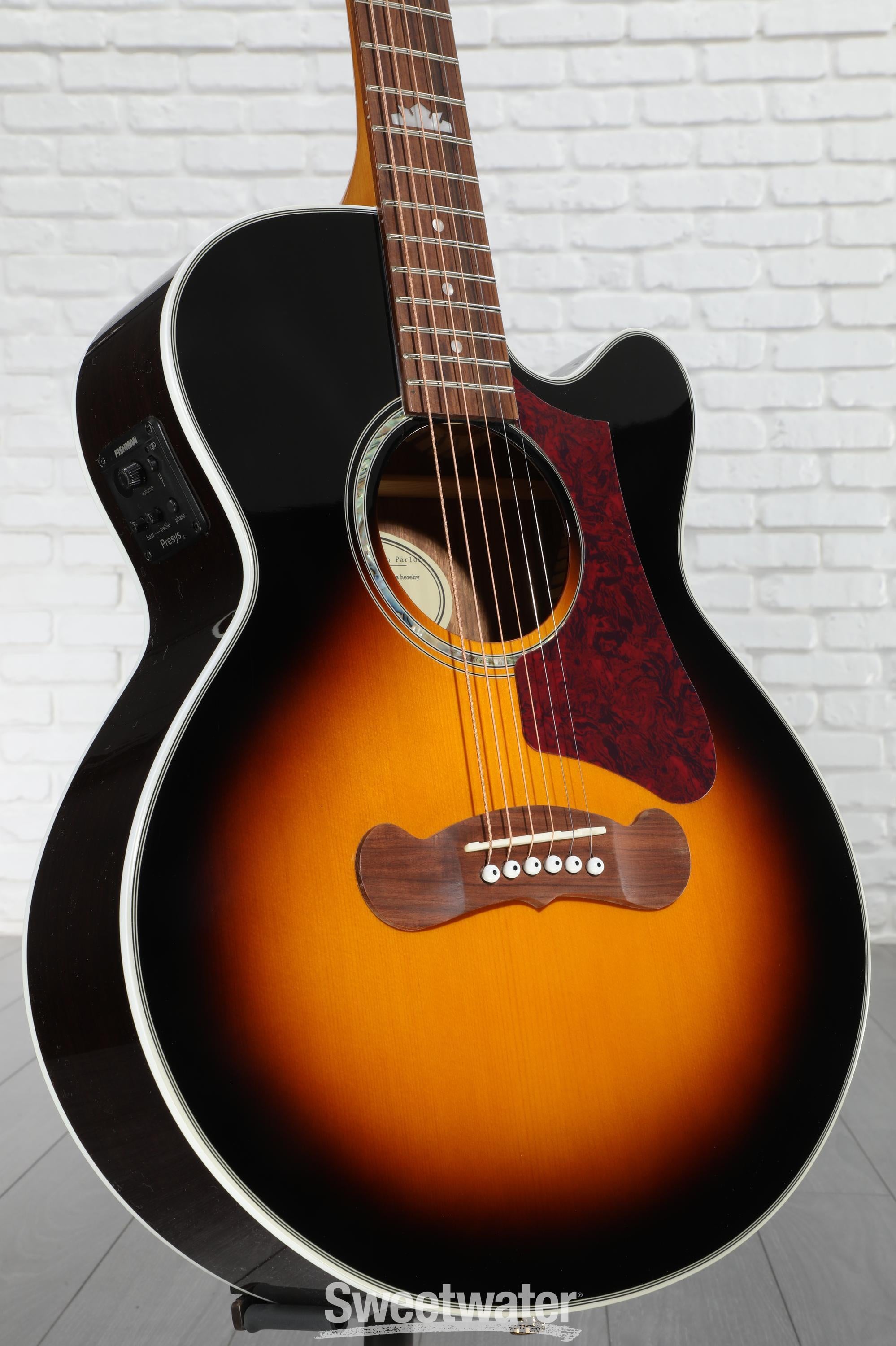 Epiphone J-200 EC Studio Parlor Acoustic-Electric Guitar