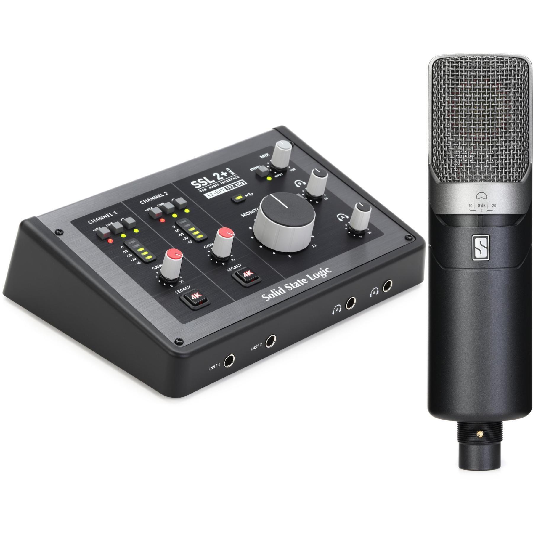Solid State Logic SSL 2+ MKII USB-C Audio Interface and Slate