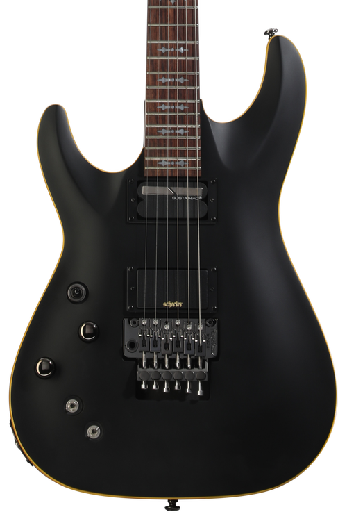 Schecter Demon-6 FR-S Left-handed Electric Guitar - Satin Black