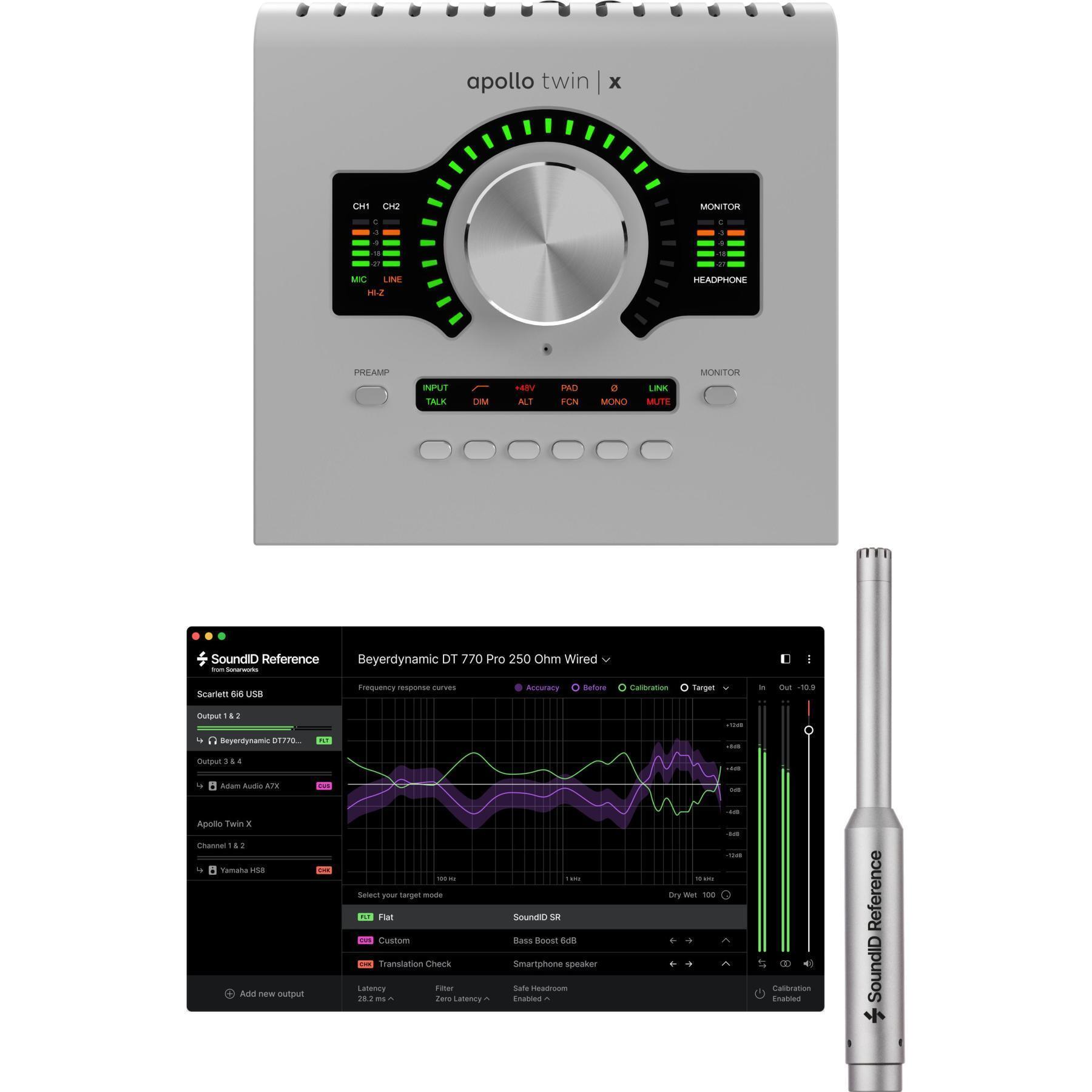 Universal Audio Apollo Twin X DUO G2 Essentials+ 10x6 Thunderbolt Audio  Interface with Sonarworks SoundID Reference Plug-in