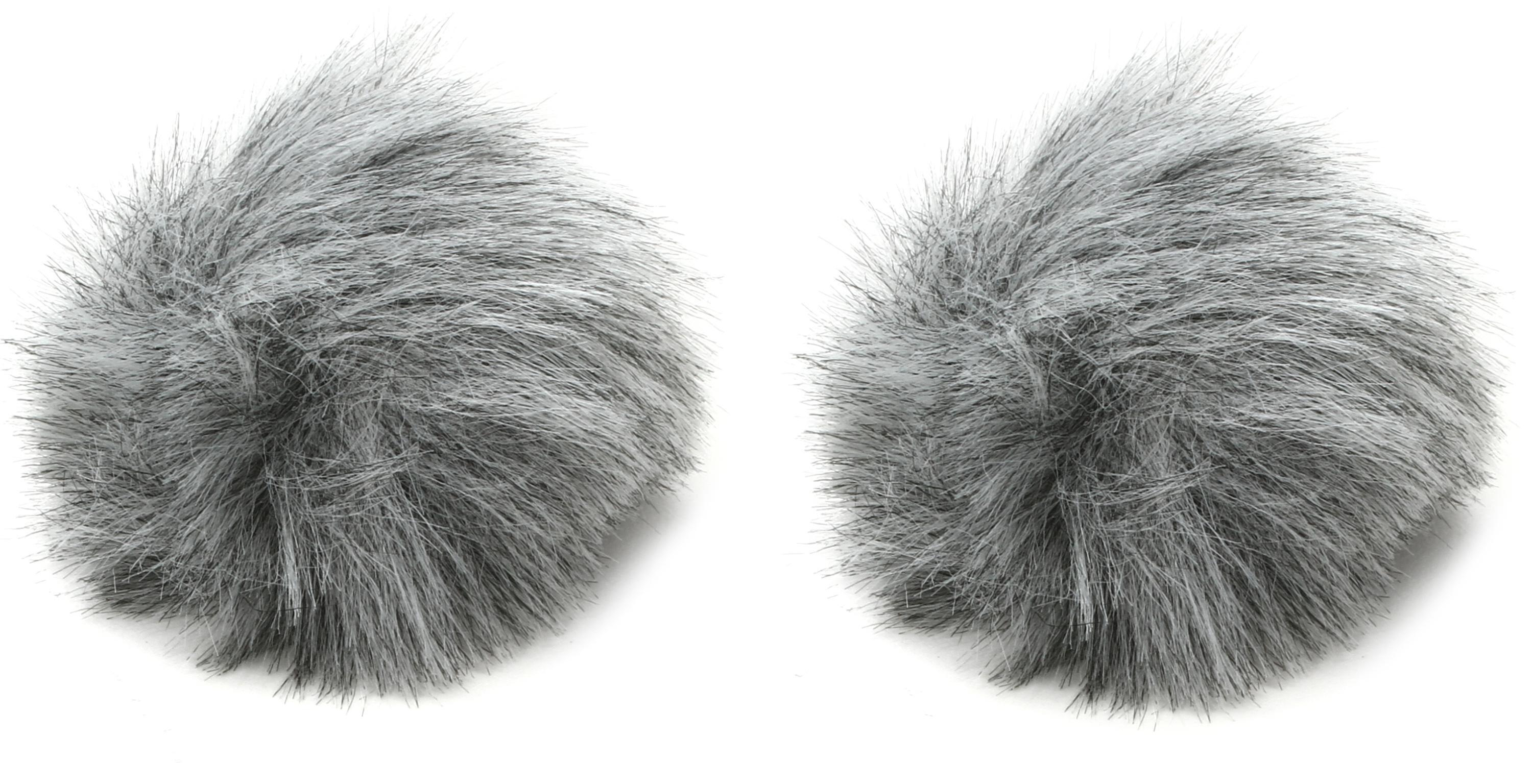 Photo of Shure RPM40MWJ Rycote MiniWindjammer for TwinPlex Series Microphones - Gray (Pair)