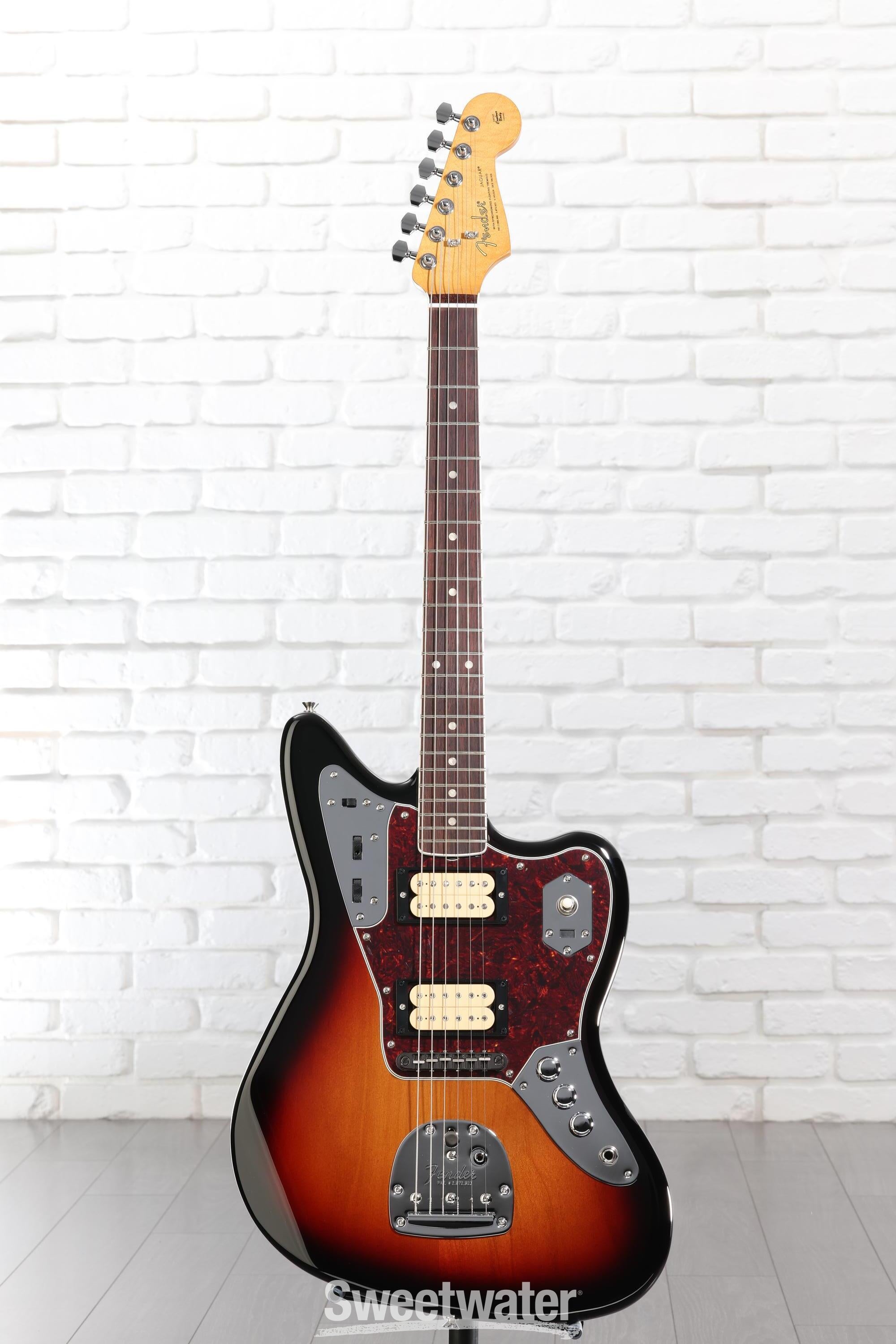 【美品】Fender Jaguar  Cobain Amazon.com: Fender Kurt Cobain Jaguar NOS - 3-Tone Sunburst with