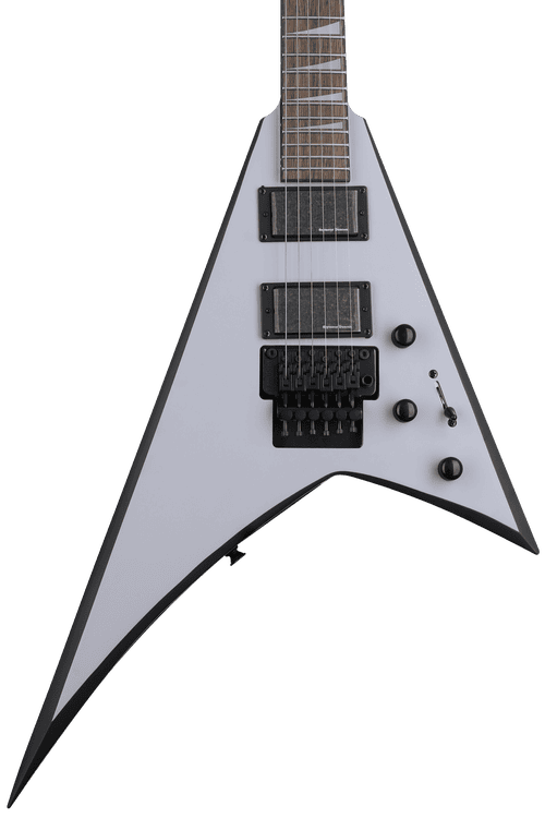 Jackson X Series Rhoads RRX24 - Battle Ship Gray with Black Bevels