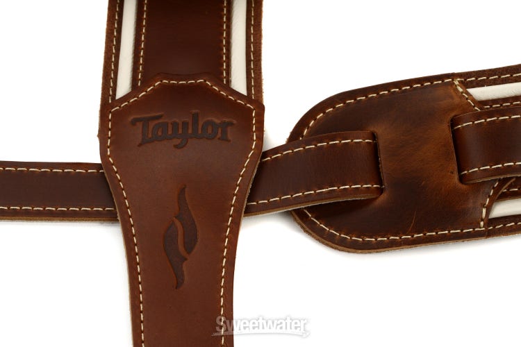 Taylor Element 2.5-inch Guitar Strap - Brown/Cream