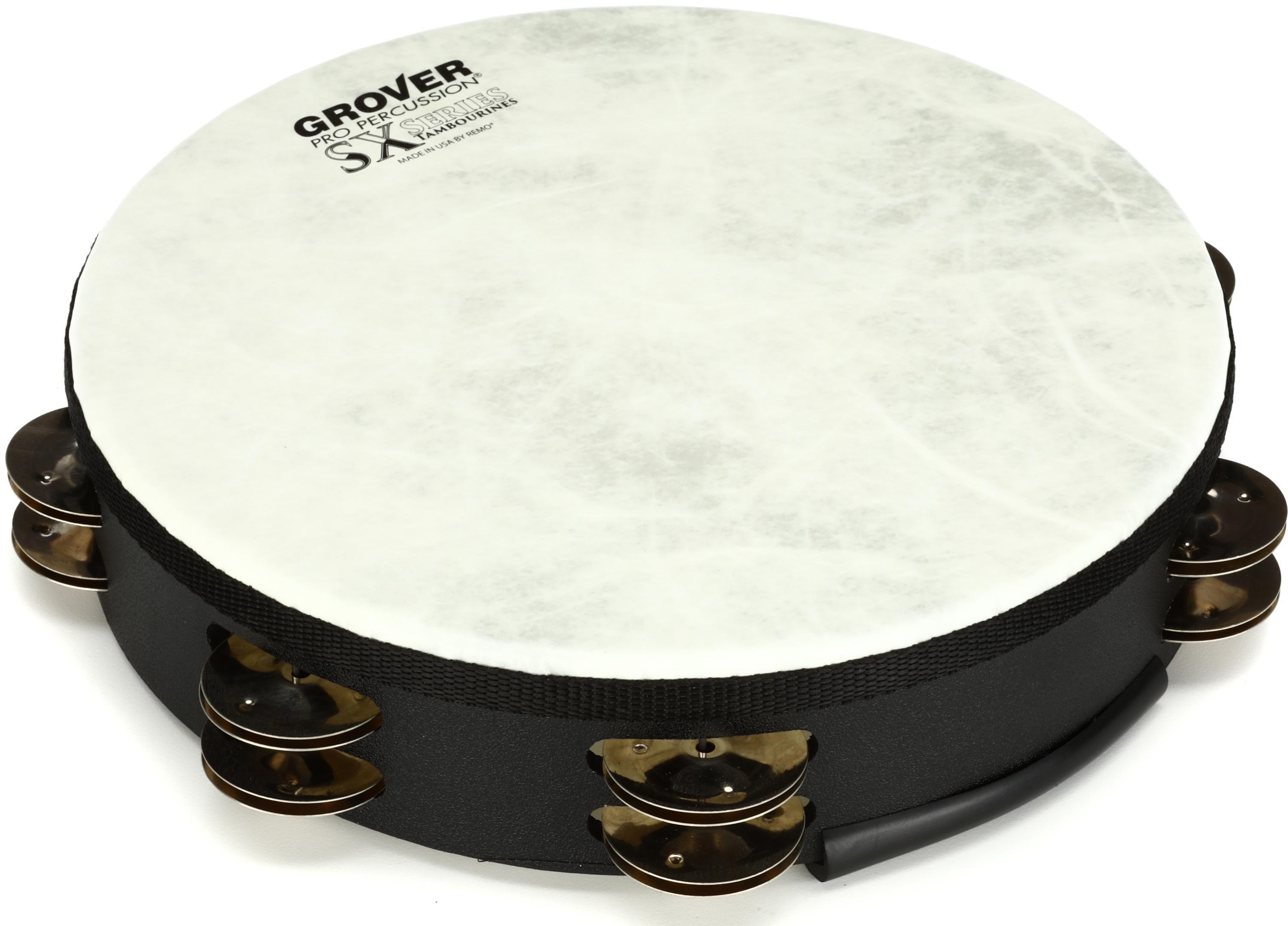 GROVER  Pro Percussion タンバリン Grover Pro Percussion Custom Dry 8-inch Silver Natural