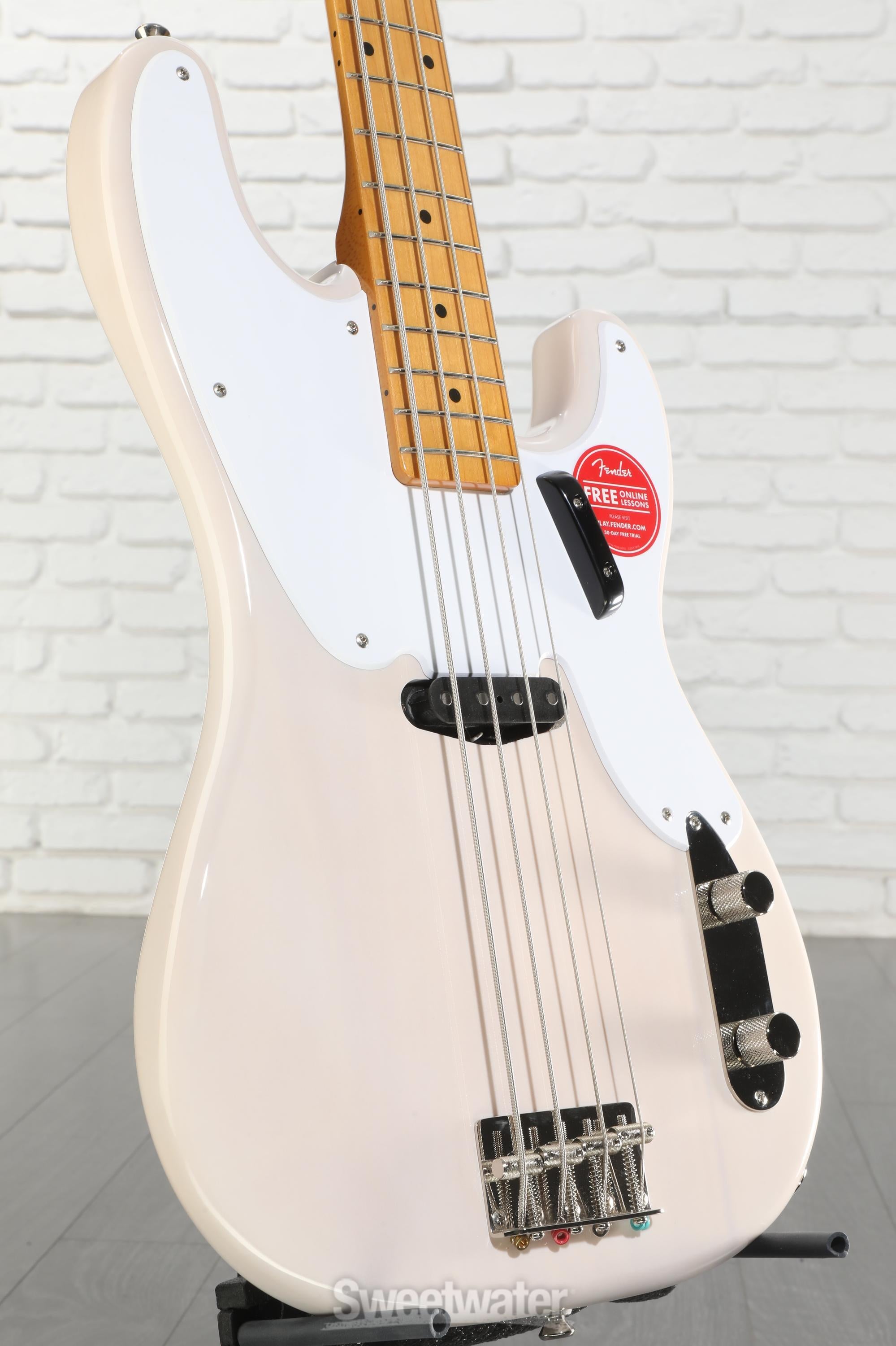Squier Classic Vibe '50s Precision Bass - White Blonde | Sweetwater