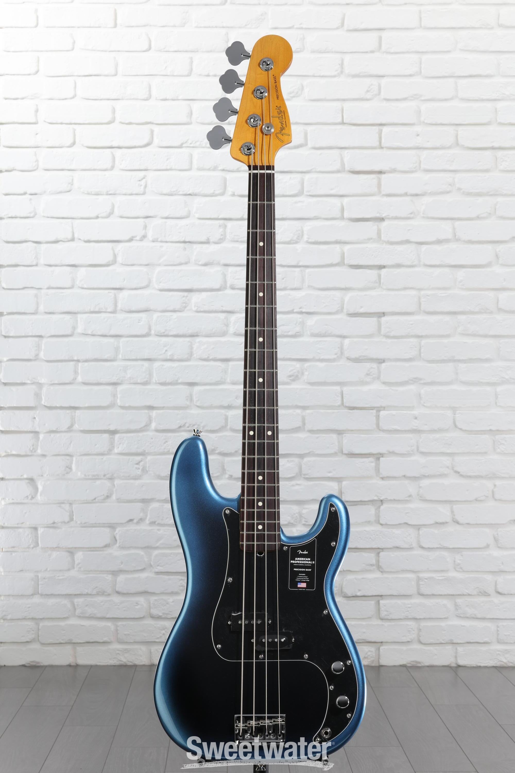 ベース American Professional II Precision Bass Fender American Professional II Precision Bass - Mystic Surf Green