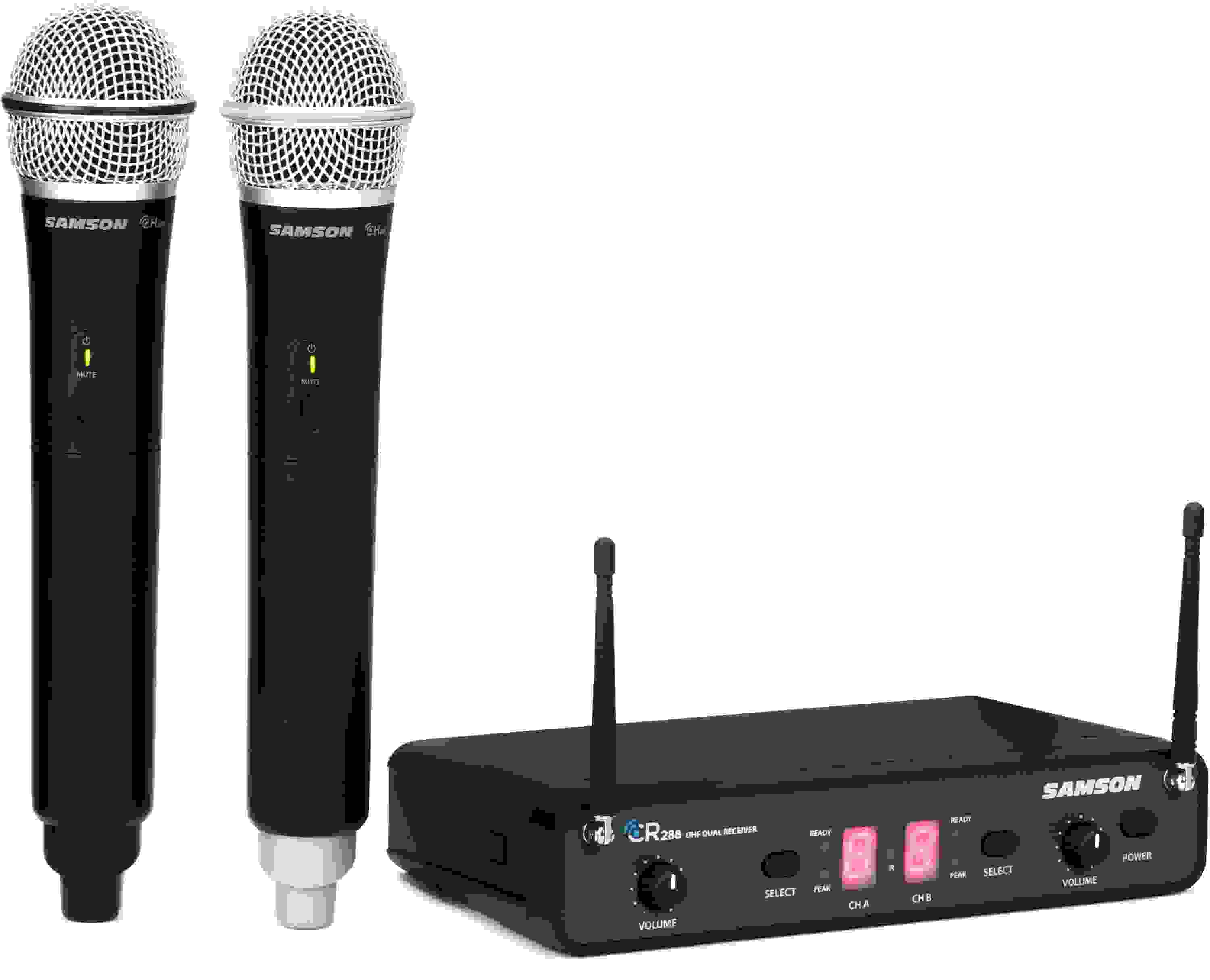 Samson Concert 288 Handheld Dual-Channel Wireless System with Q6 Microphone - I Band