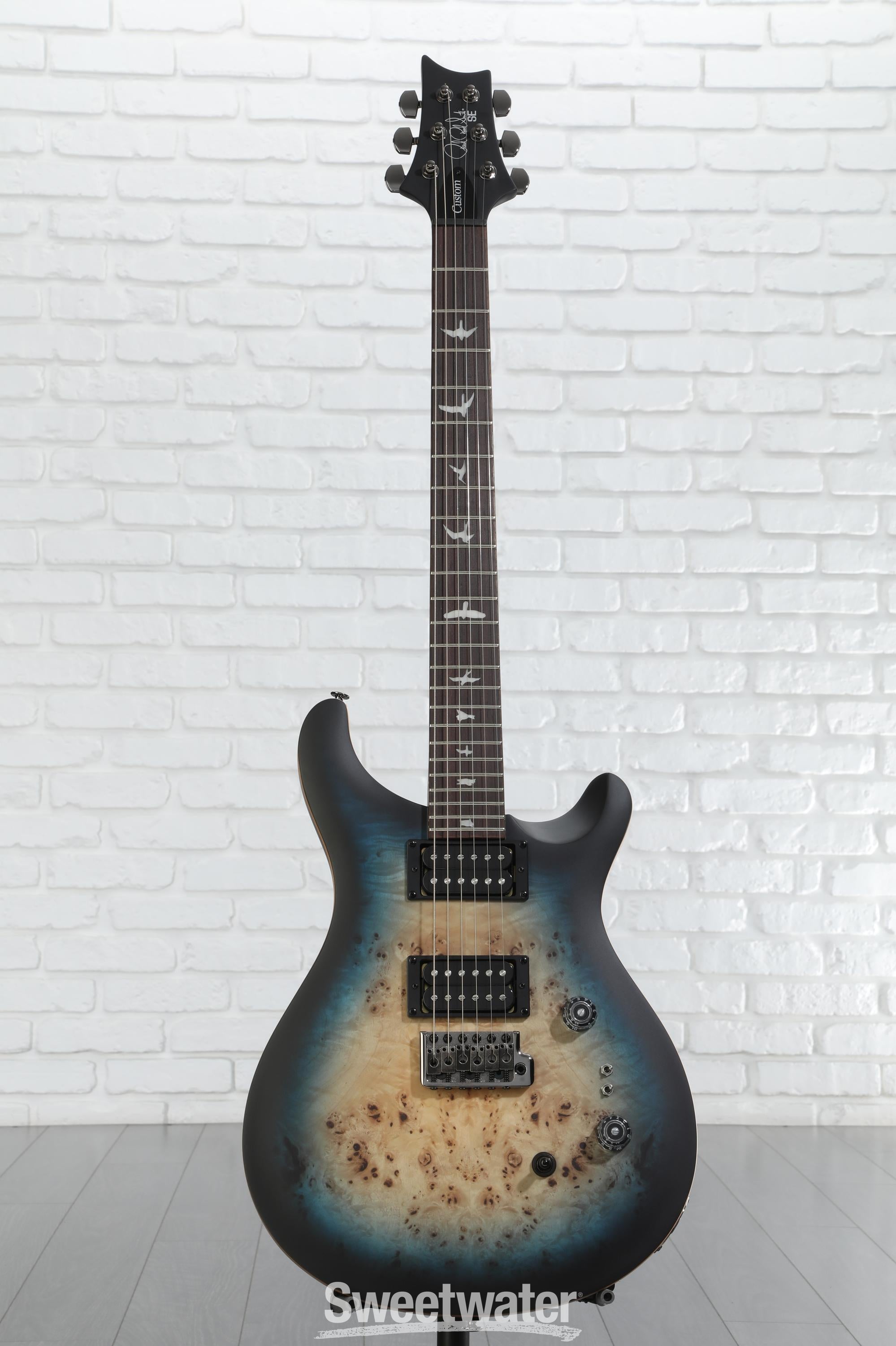 PRS SE Custom 24-08 Exotic Electric Guitar - Lake Blue