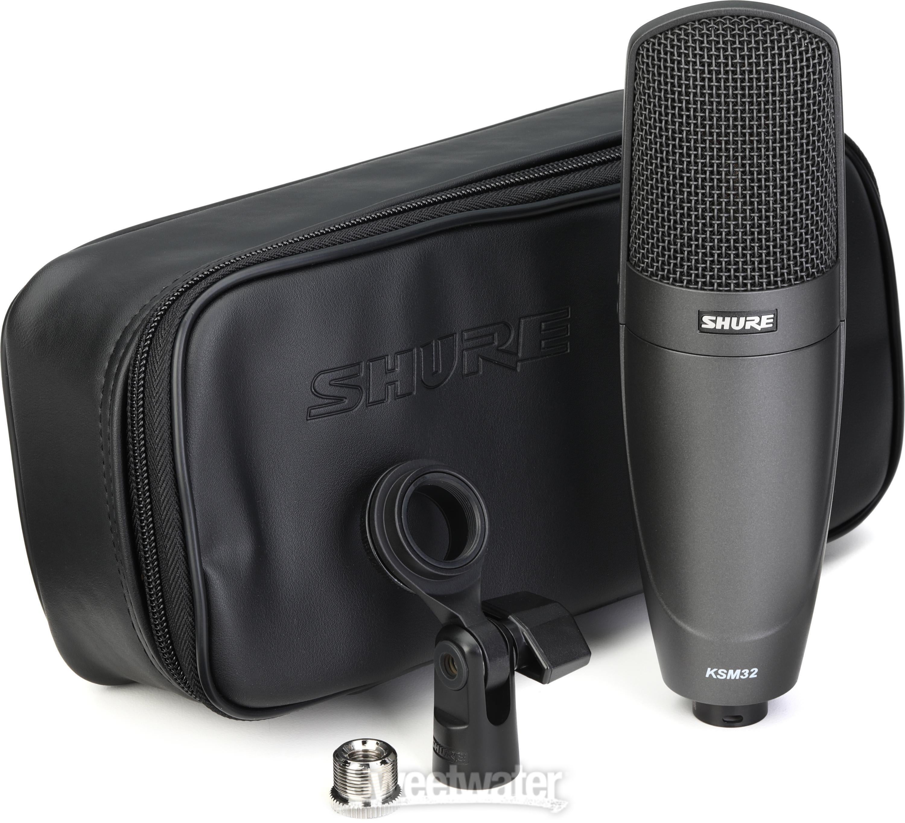 Shure KSM32 Large-diaphragm Condenser Microphone - Charcoal Gray