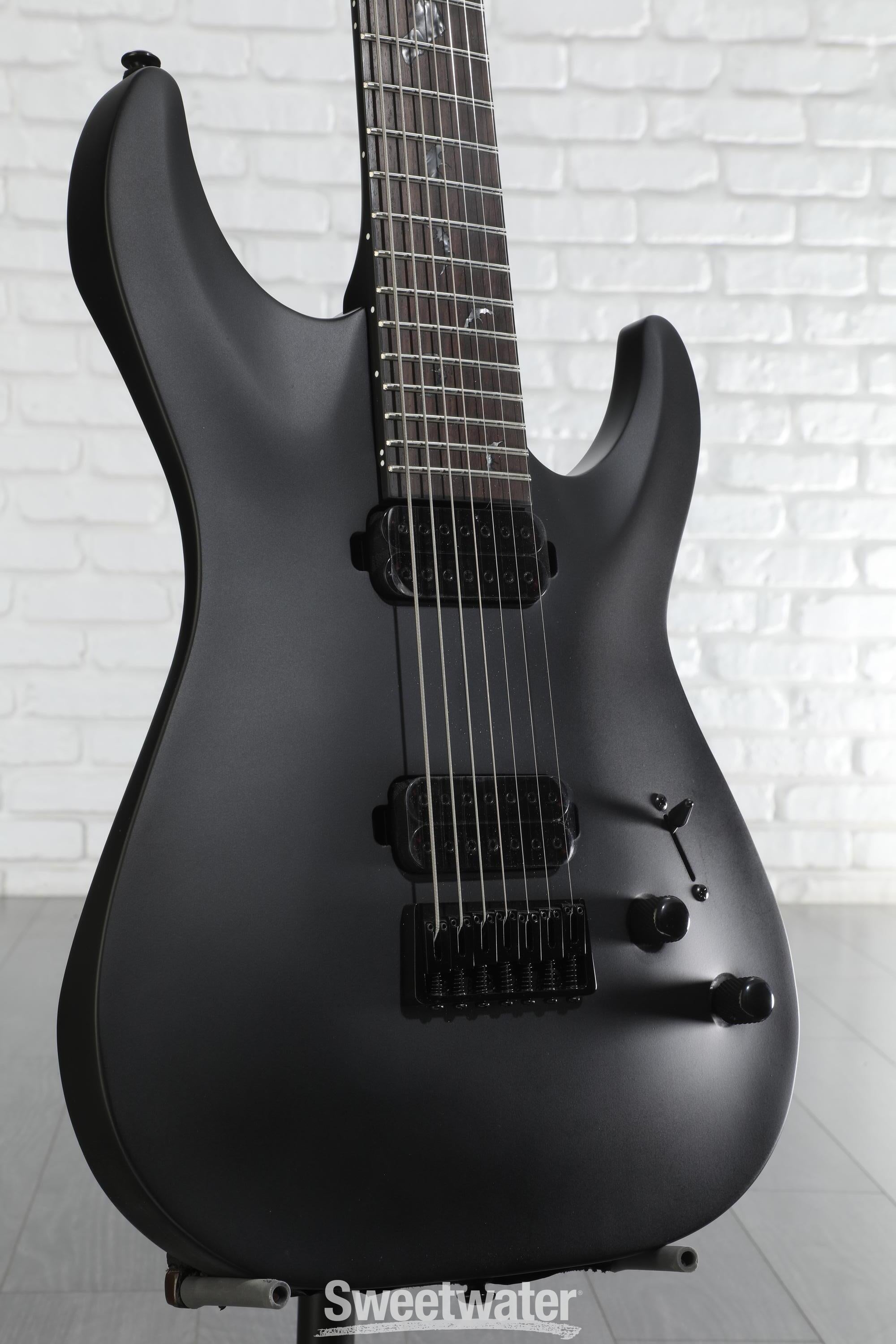 SCHECTER DAMIEN-7 サテンブラック 7弦 Schecter Damien Platinum-7 Electric Guitar, 7-String | zZounds