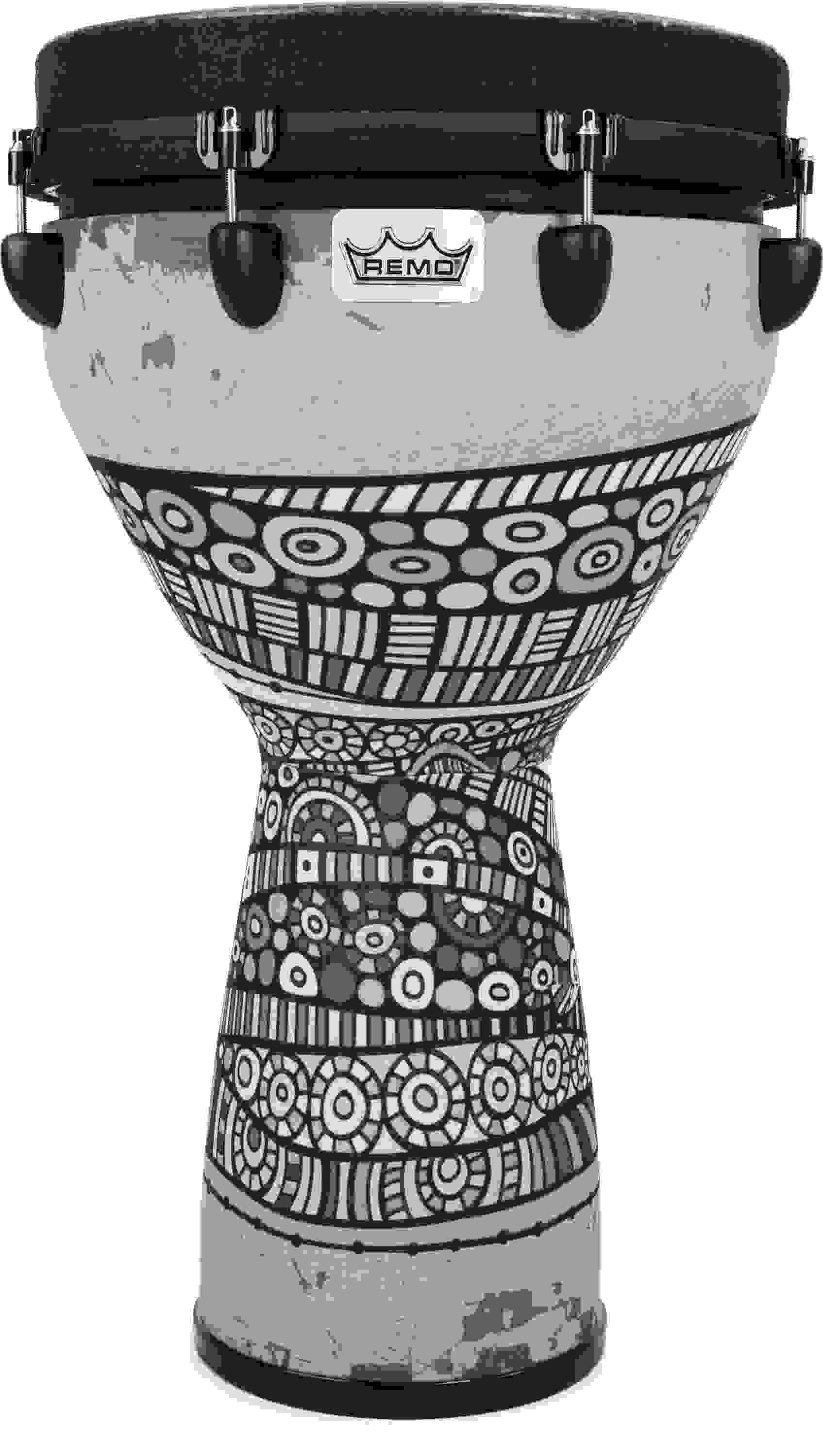 Remo Mondo Key-Tuned Djembe - 14x25-inch - Sahara Brown | Sweetwater