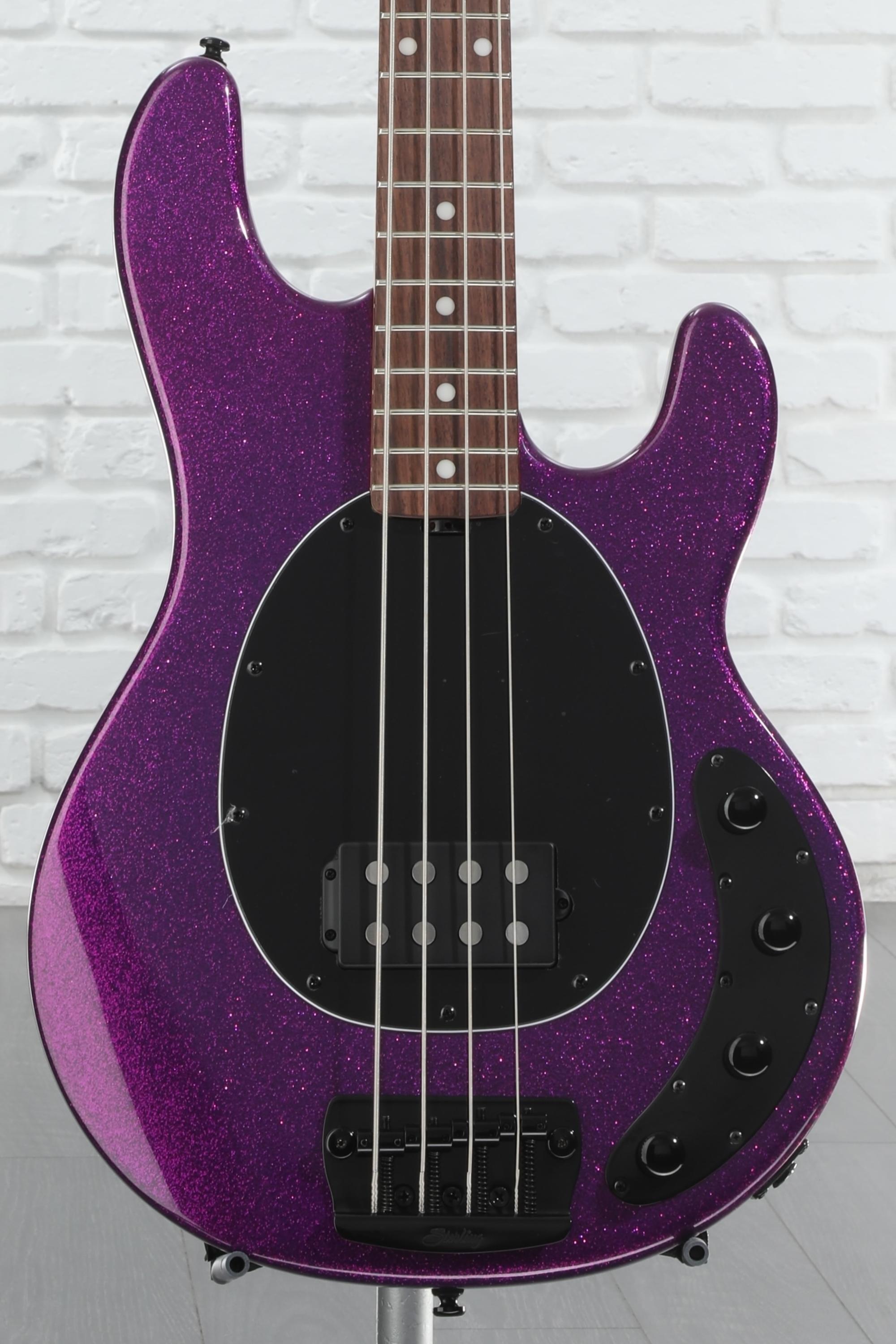 Sterling By Music Man StingRay RAY34 Bass Guitar - Purple
