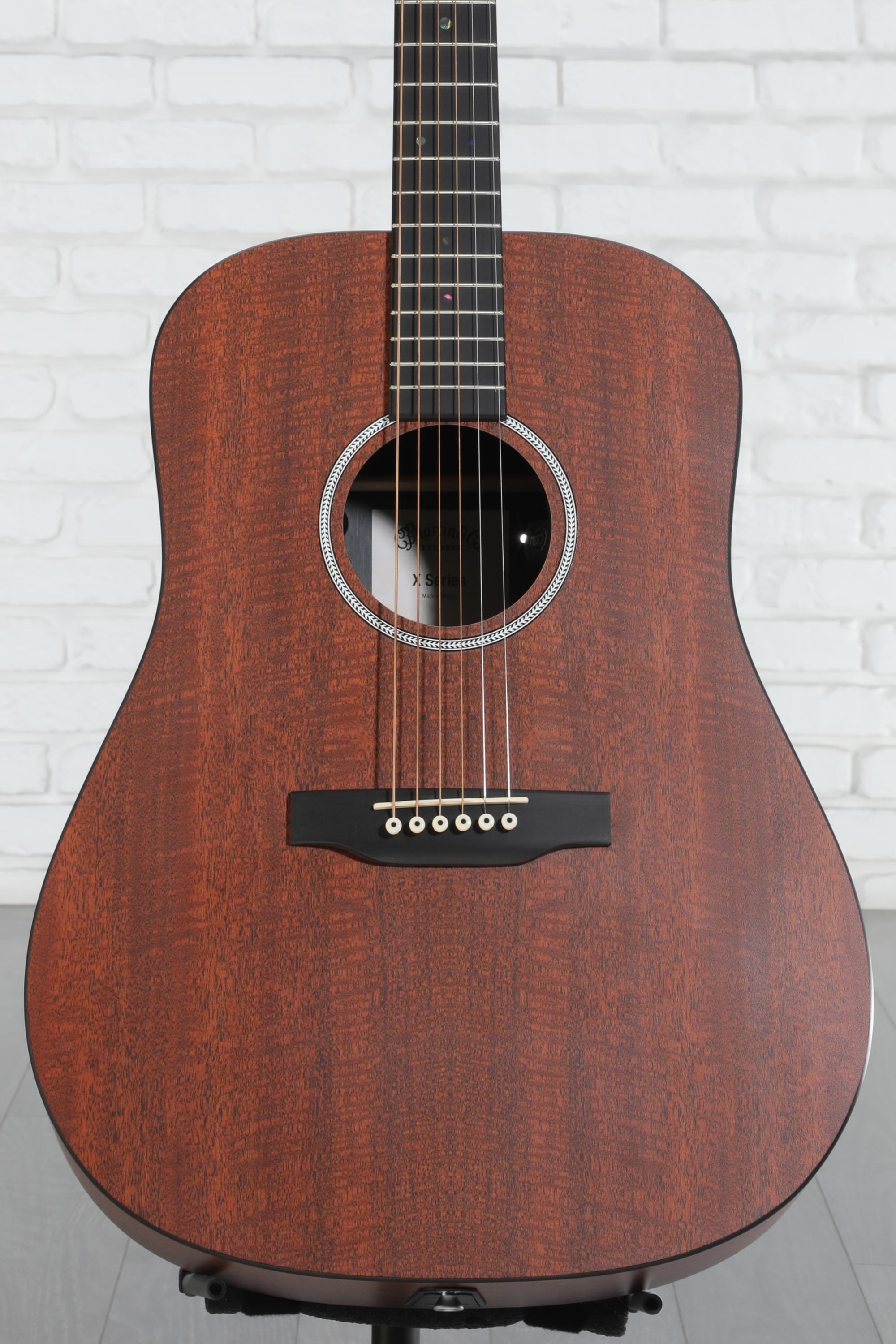 Martin D-X1E Mahogany Acoustic-electric Guitar - Figured Mahogany