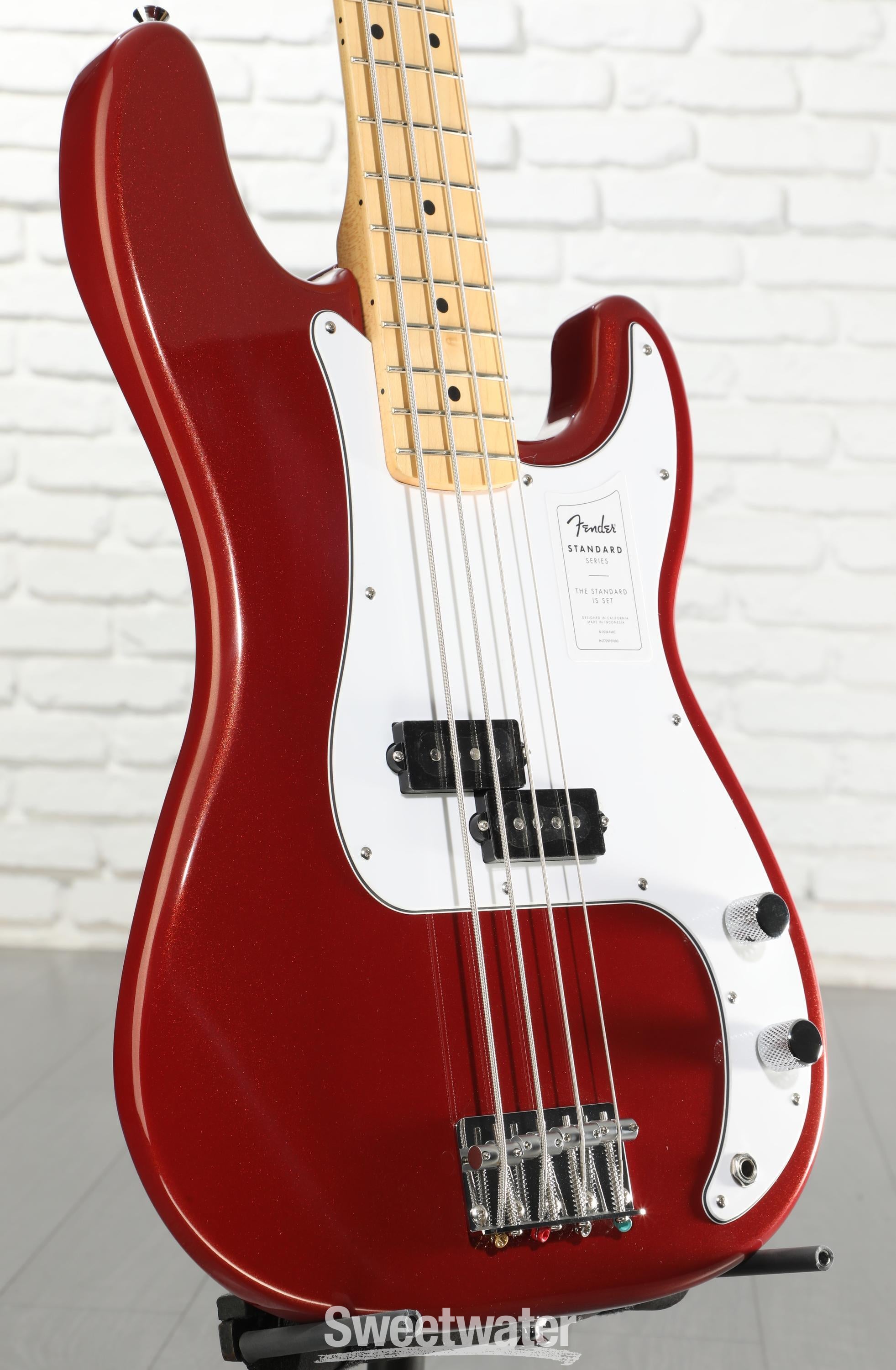 Photo of Fender Standard Precision Bass - Candy Cola, Maple Fingerboard